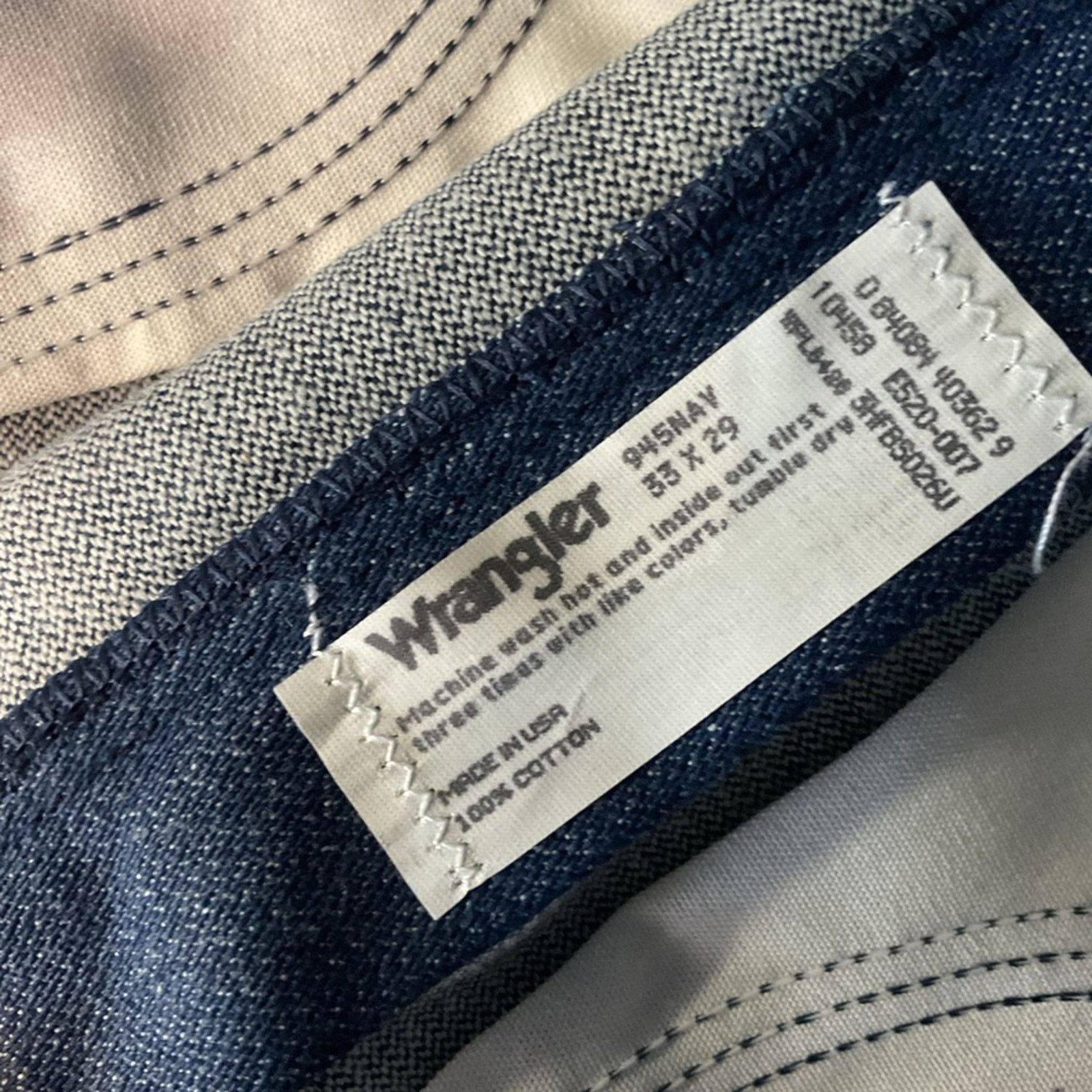 Wrangler Wrangler 945 NAV Regular Fit Boot Cut Jeans Size US 33 - 3 Thumbnail