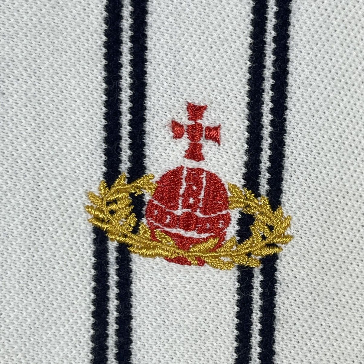 Vivienne Westwood Vivienne Westwood Man Embroidery Stripes Polo Tshirt Size US M / EU 48-50 / 2 - 8 Thumbnail