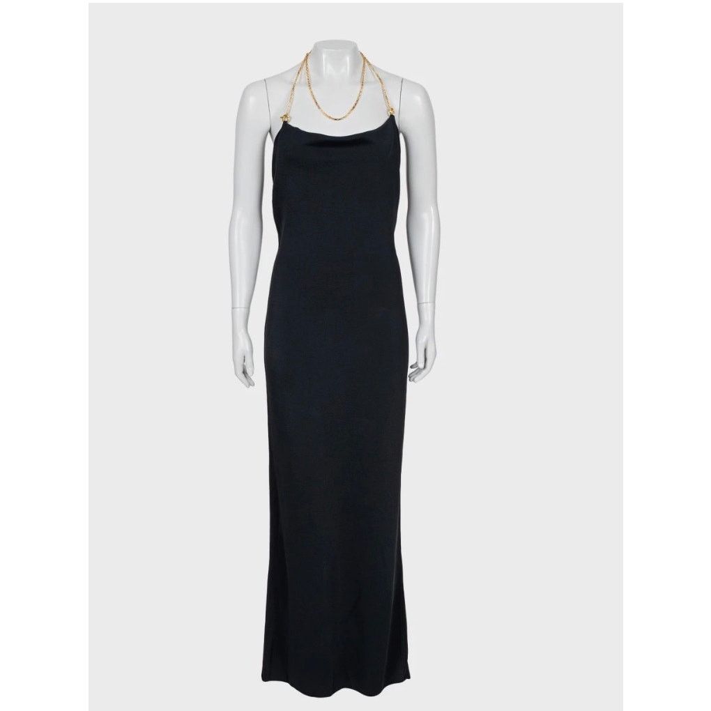 Bottega Veneta Bottega Veneta Black Maxi Dress Sz.38 Size XS / US 0-2 / IT 36-38 - 1 Thumbnail