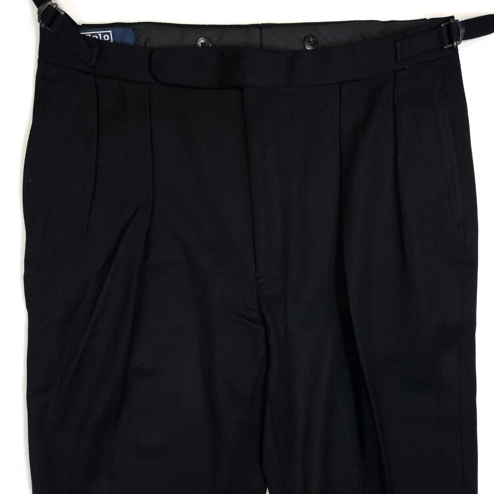 Polo Ralph Lauren VTG Polo Ralph Lauren Pants Men 34x25 Adjustable Waist Thick Size US 34 / EU 50 - 2 Thumbnail