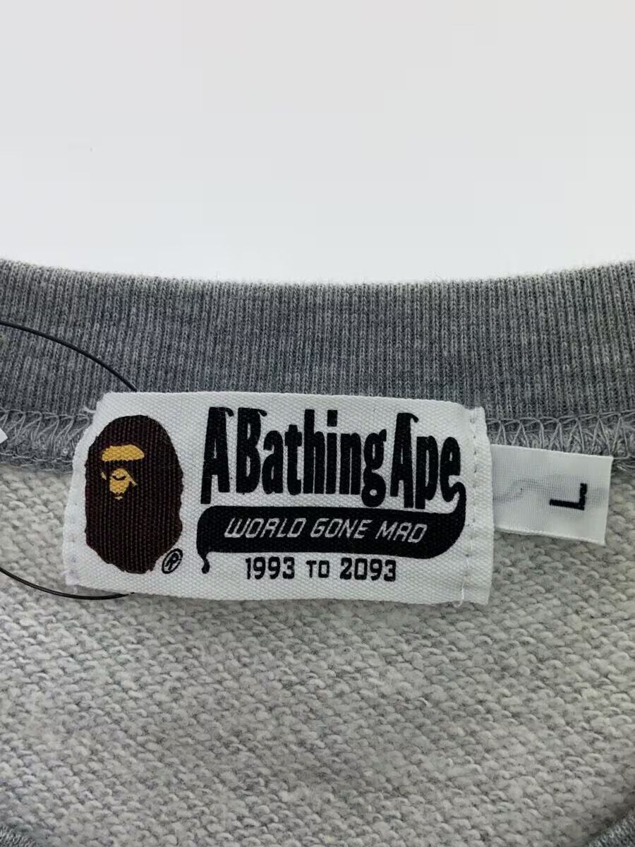Bape A Bathing Ape Cotton Sweatshirt Grey Size US L / EU 52-54 / 3 - 3 Thumbnail