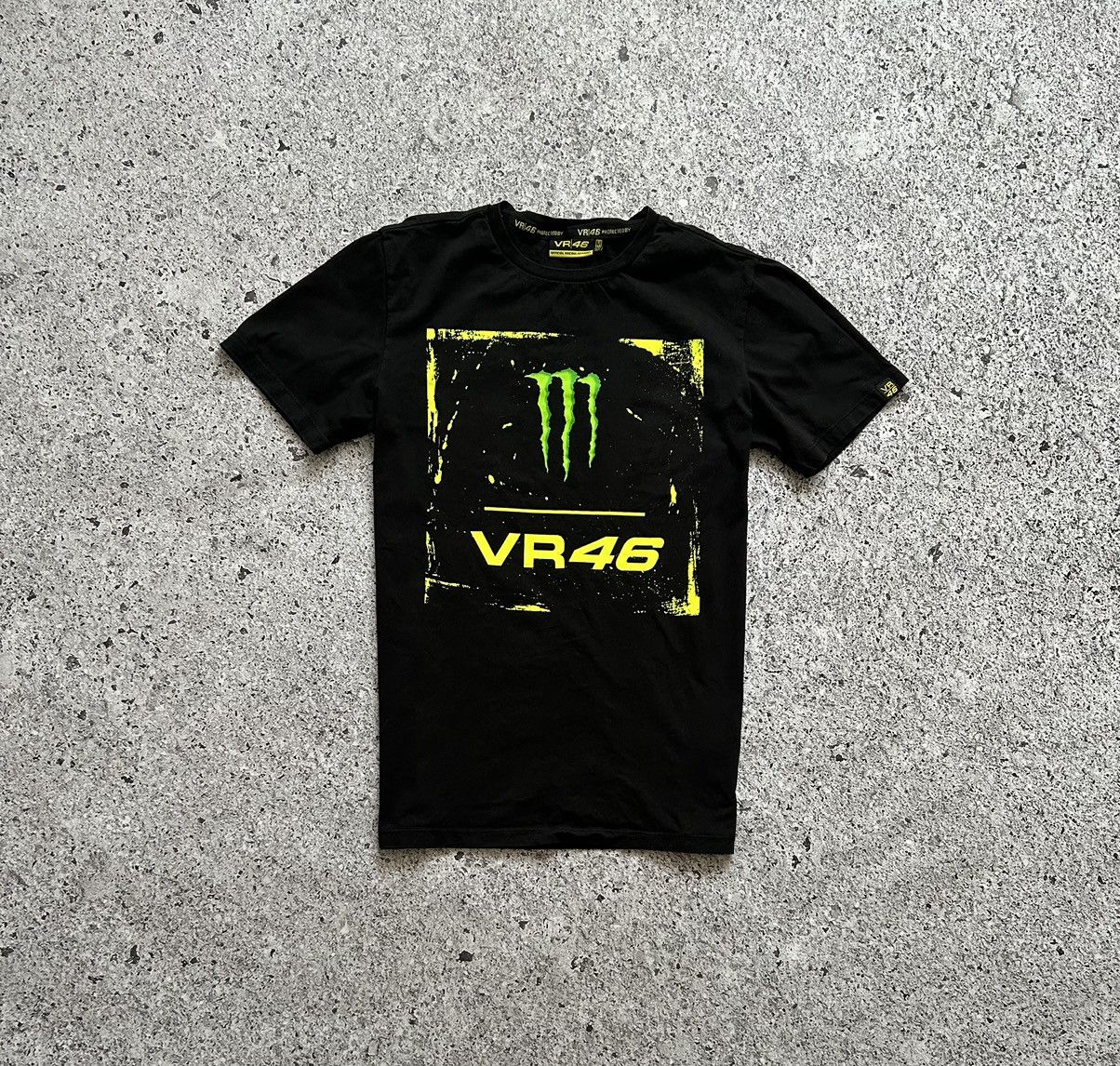 Vintage Vintage Valentino Rossi VR 46 MONSTER ENERGY T-shirt Size US M / EU 48-50 / 2 - 2 Thumbnail