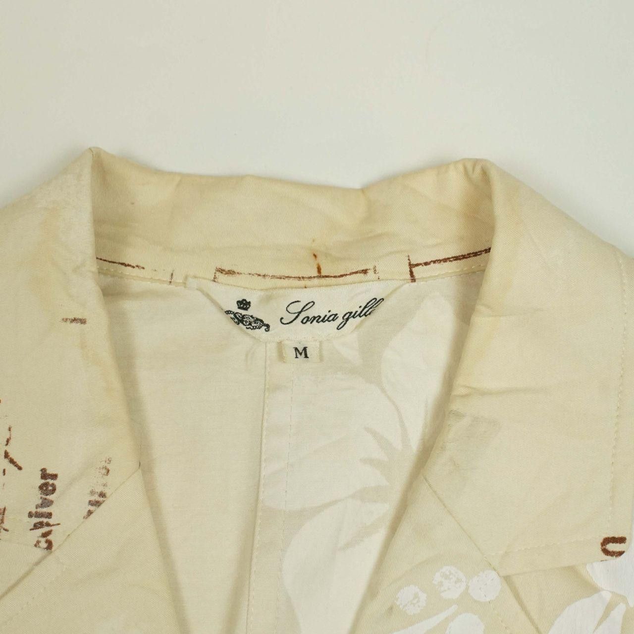 Vintage *NoTariff Sonia Gilles Floral Blazer Size M / US 6-8 / IT 42-44 - 5 Thumbnail