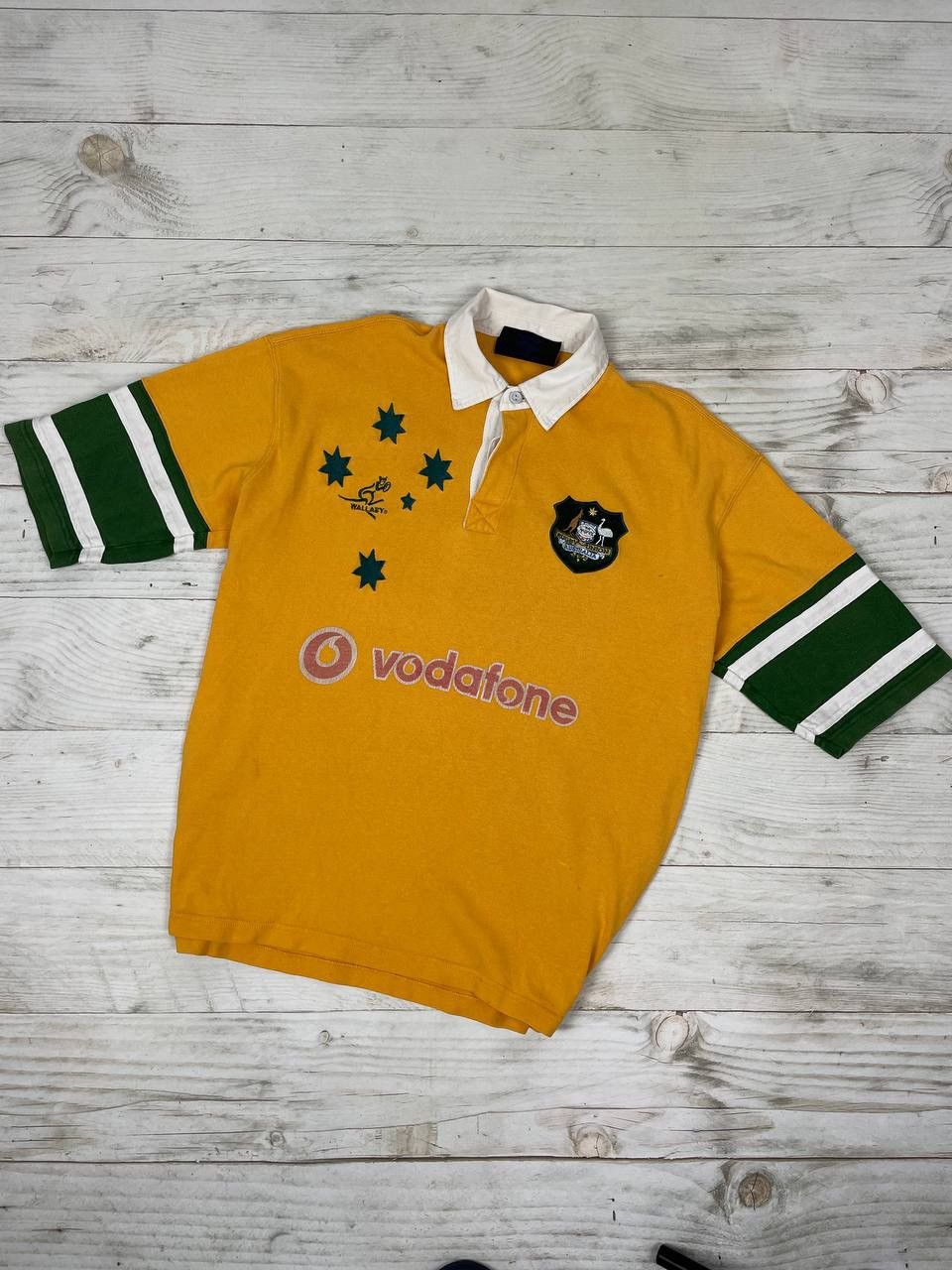 Vintage Wallabies Rugby Union Australia 2002 Polo Shirt Jersey Size US M / EU 48-50 / 2 - 1 Thumbnail