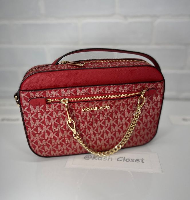 Michael Kors Michael Kors Chain Crossbody Bag Jet Set Large Logo Purse