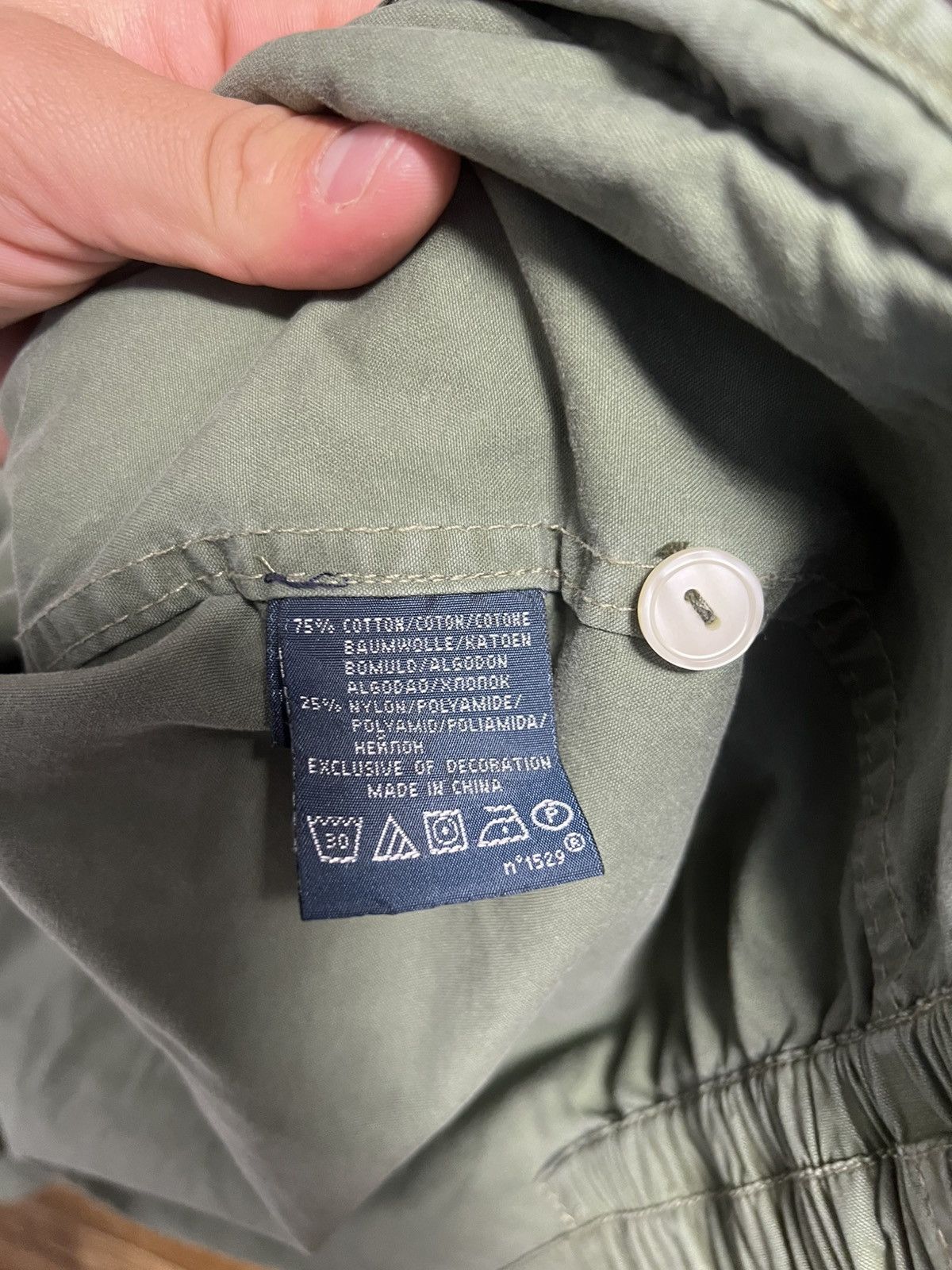 Polo Ralph Lauren × Vintage POLO RALPH LAUREN Military Jacket Green Big Pony Cotton Size US XL / EU 56 / 4 - 16 Thumbnail