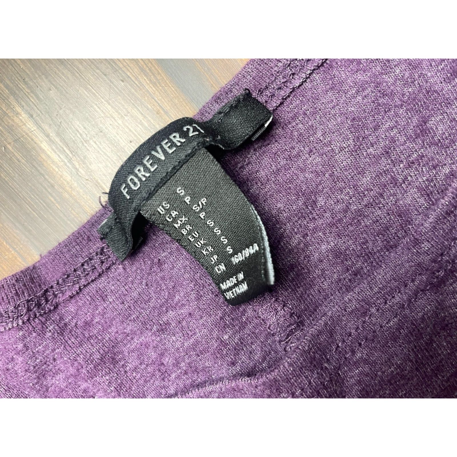 Forever 21 FOREVER 21 Dress Women's Size Small Purple Short Sleeveless A-Line Dress Size 28" / US 6 / IT 42 - 6 Thumbnail