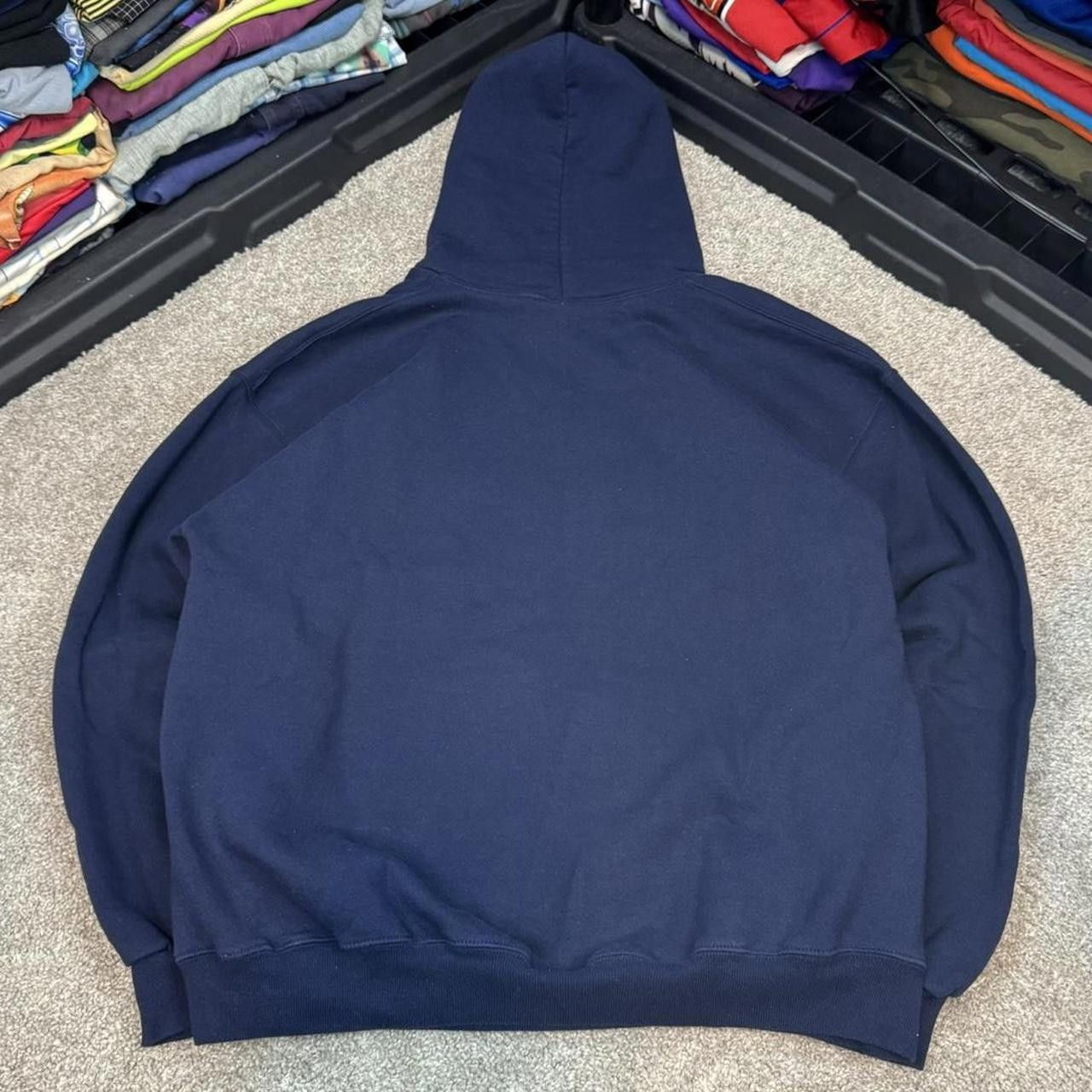 Russell Athletic × Vintage VTG 90s Russell Athletic Boxy Hoodie Size US XL / EU 56 / 4 - 5 Thumbnail