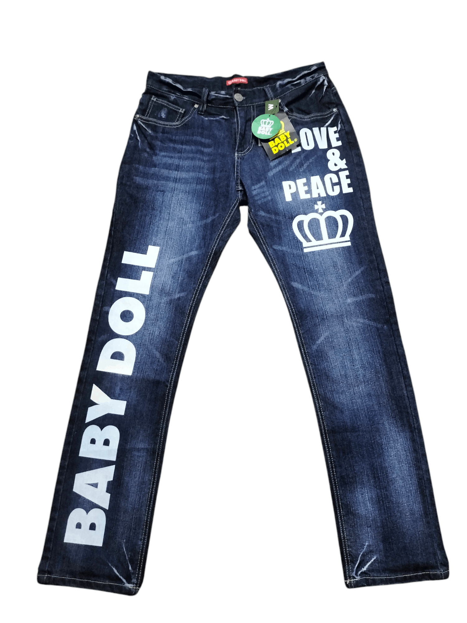 Japanese Brand Japanese denim BABY DOLL seagull print like evisu jeans Size US 30 / EU 46 - 1 Thumbnail