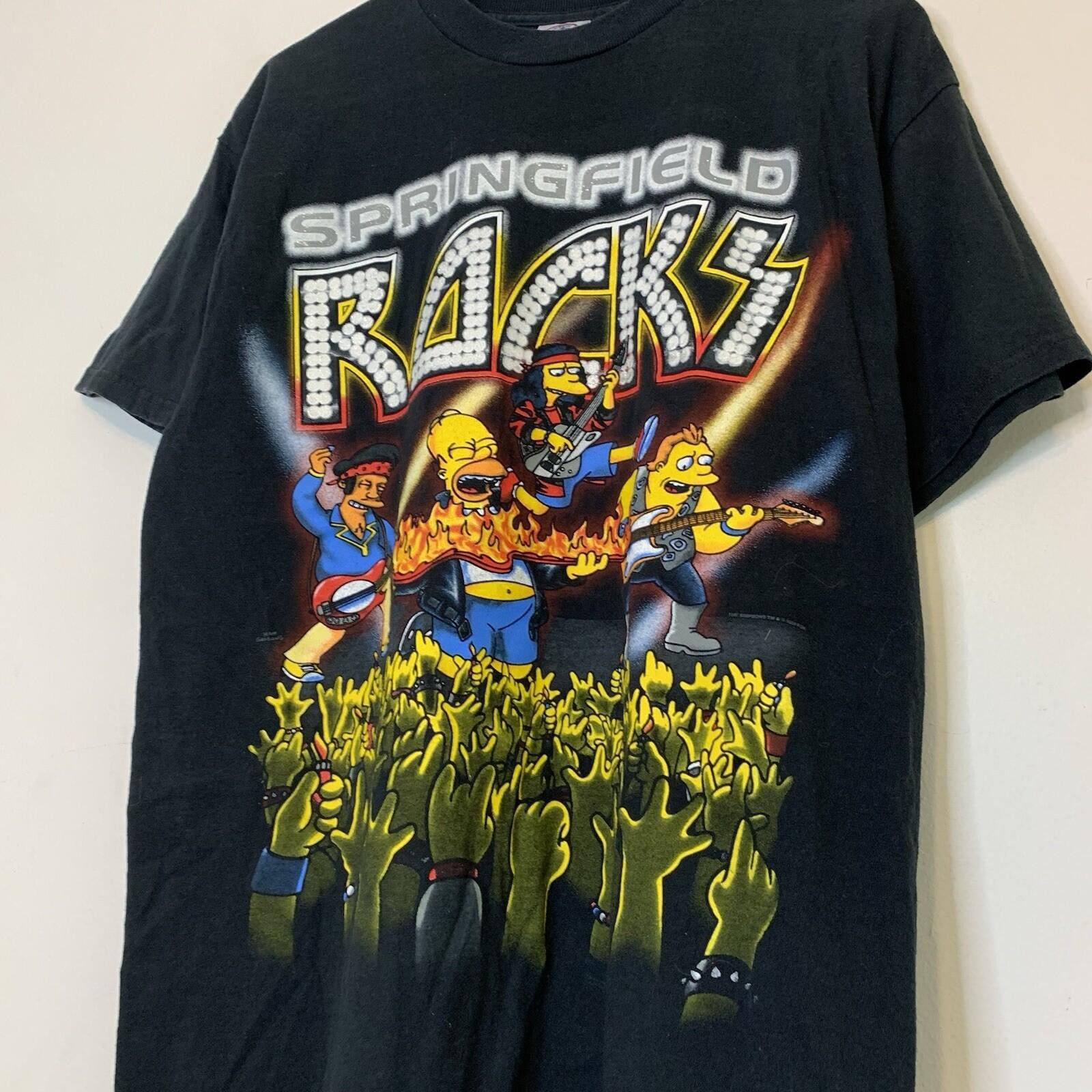 The Simpsons Vintage 2005 The Simpson Springfield Rocks Shirt Size L Size US L / EU 52-54 / 3 - 2 Thumbnail