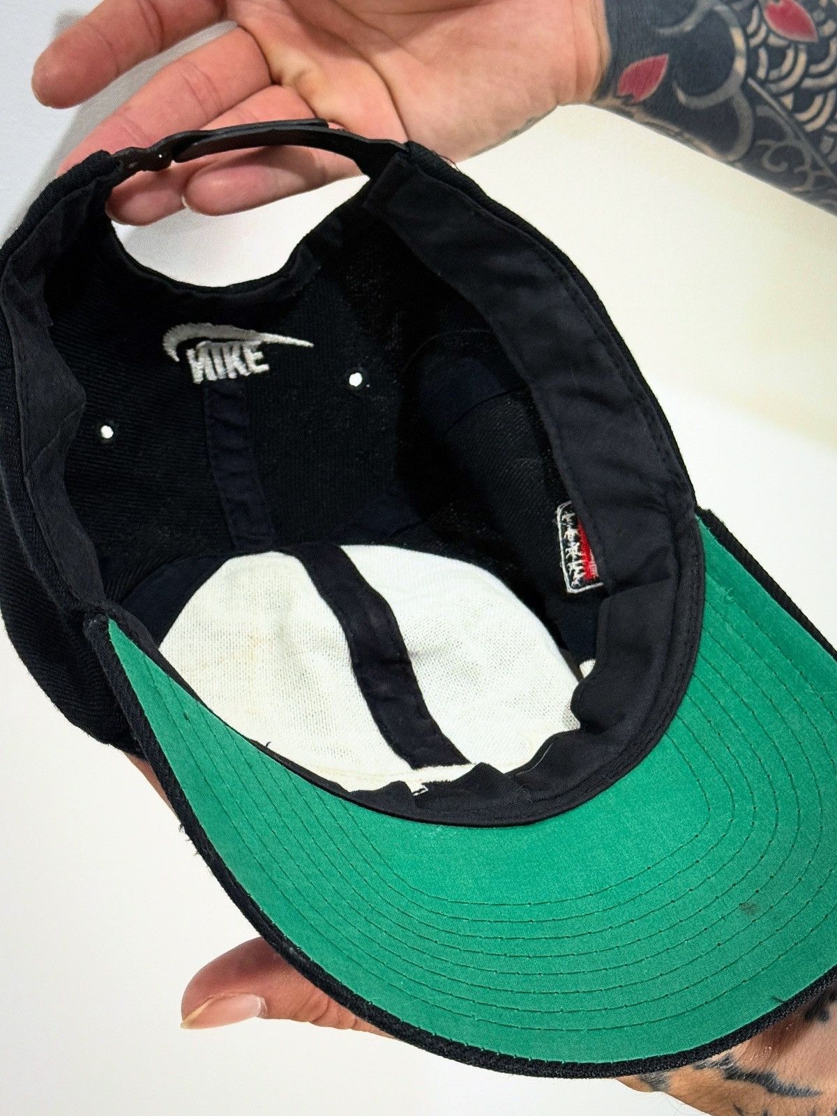 Nike Vintage Nike Big Swoosh Hat Size ONE SIZE - 4 Thumbnail