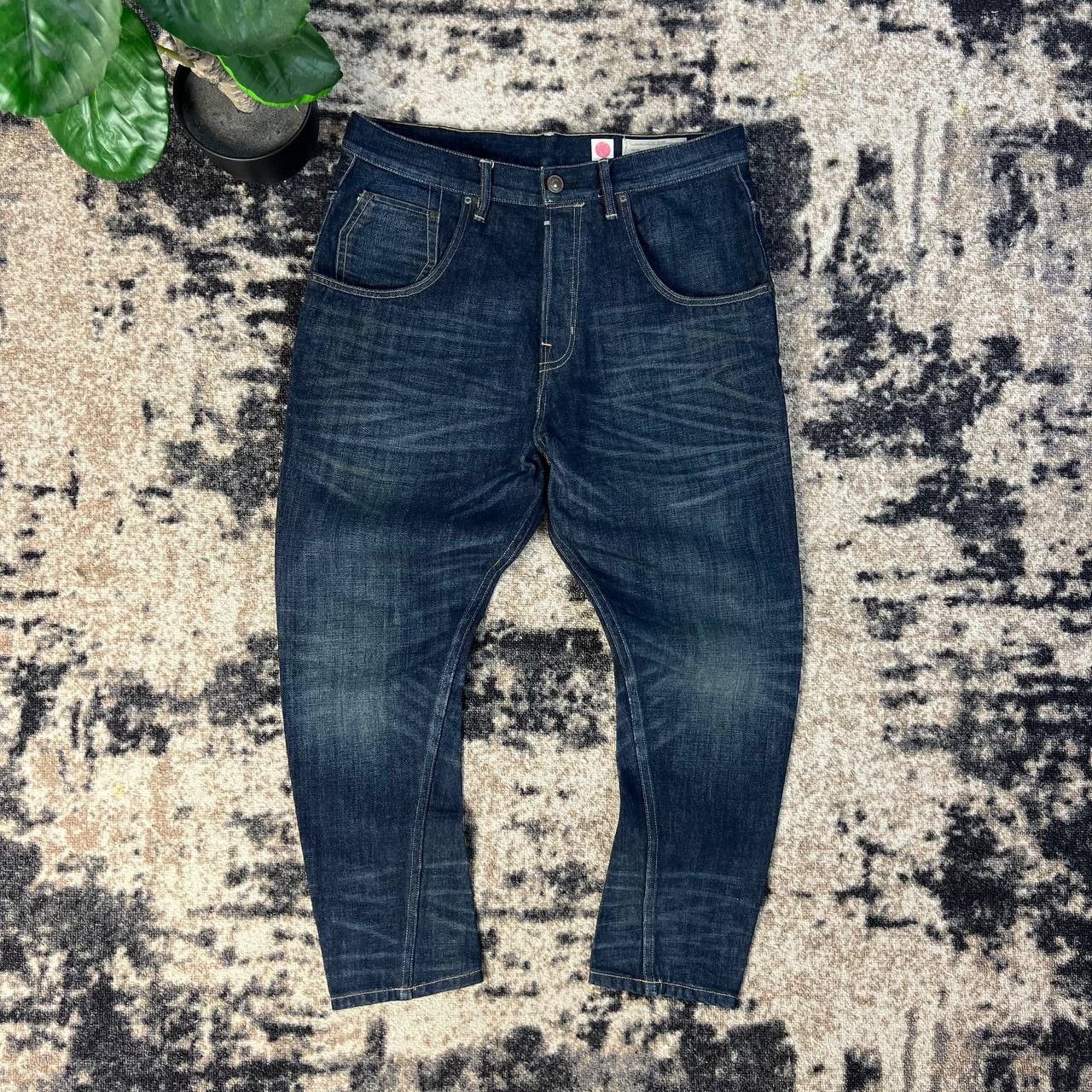 Allsaints Allsaints Spitalfield Japanese Style Denim Jeans Size US 32 / EU 48 - 2 Thumbnail