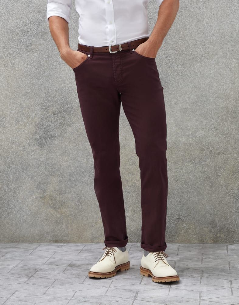 Brunello Cucinelli o1w1db10924 Denim Pants in Purple Size US 28 / EU 44 - 1 Preview