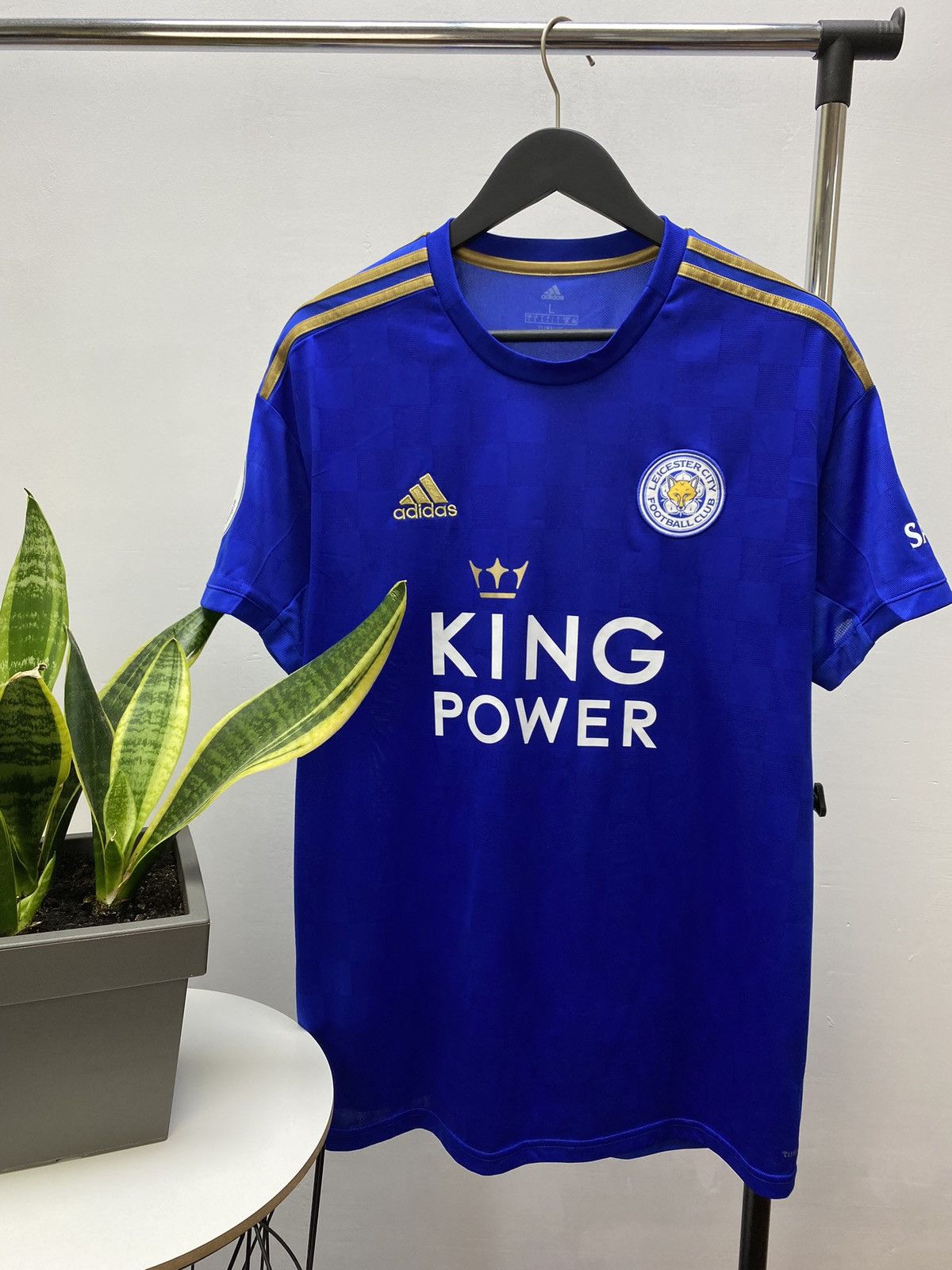 Adidas Leicester City 2019-2020 Home Soccer Jersey Football Shirt Size US L / EU 52-54 / 3 - 1 Thumbnail