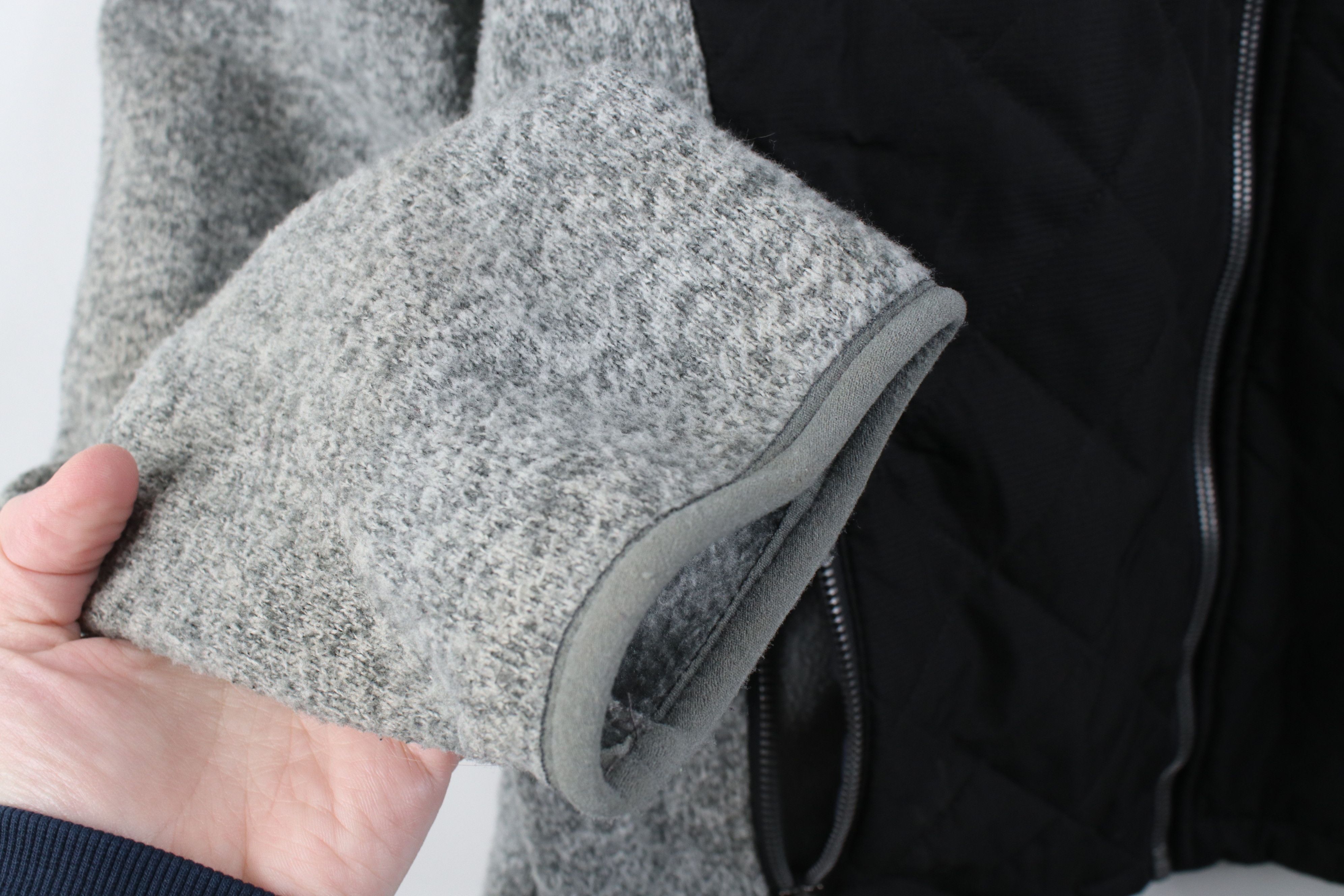 New Balance Vintage New Balance Sweater Full Zip Jacket Swacket Gray Size US L / EU 52-54 / 3 - 7 Thumbnail