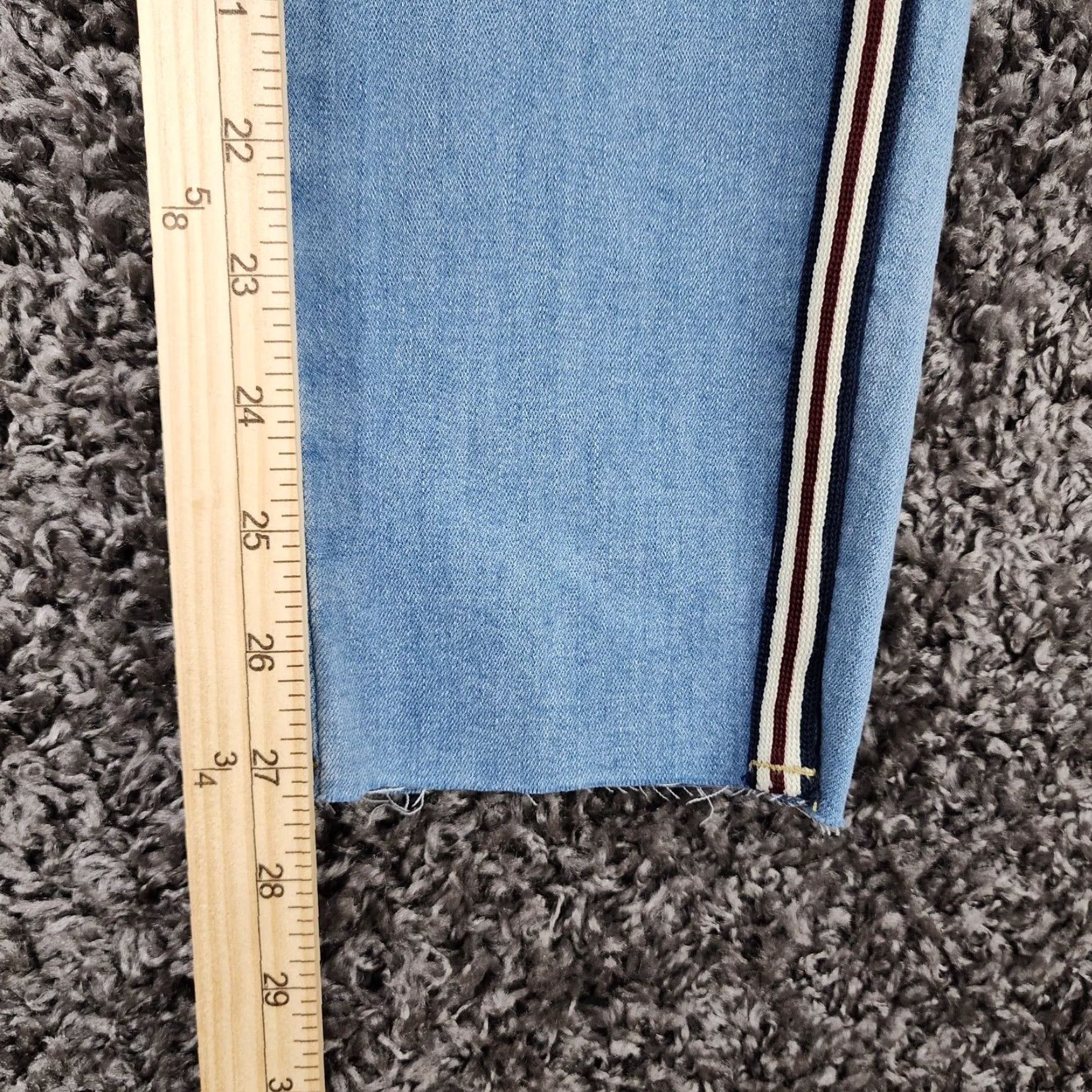 Vintage IRIS High Rise Skinny Jeans Womens Super High Waist Size 13 Blue Size 34" / US 12 / IT 48 - 6 Thumbnail