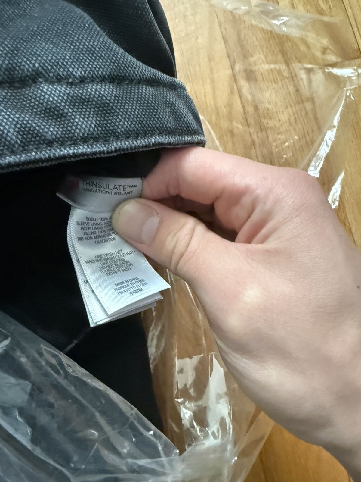 Supreme Supreme Flag Quilted Hooded Work Jacket size M Black Size US M / EU 48-50 / 2 - 3 Thumbnail