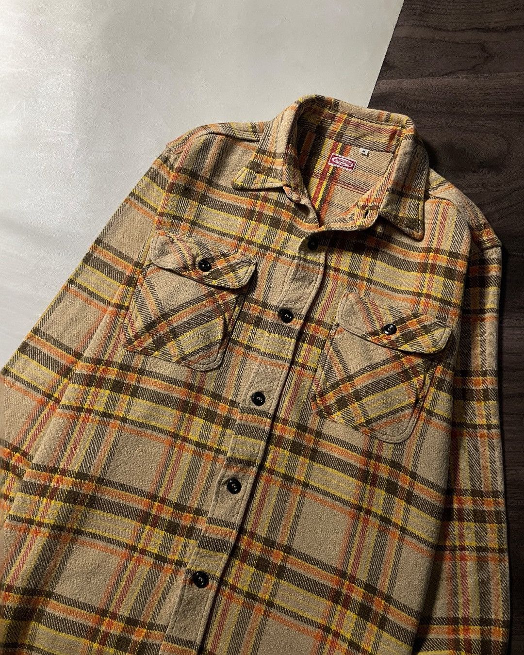 Beams Japan Heavy Flannel Shirt Double Pocket BEAMSWORK JAPAN Size M Size US M / EU 48-50 / 2 - 3 Thumbnail