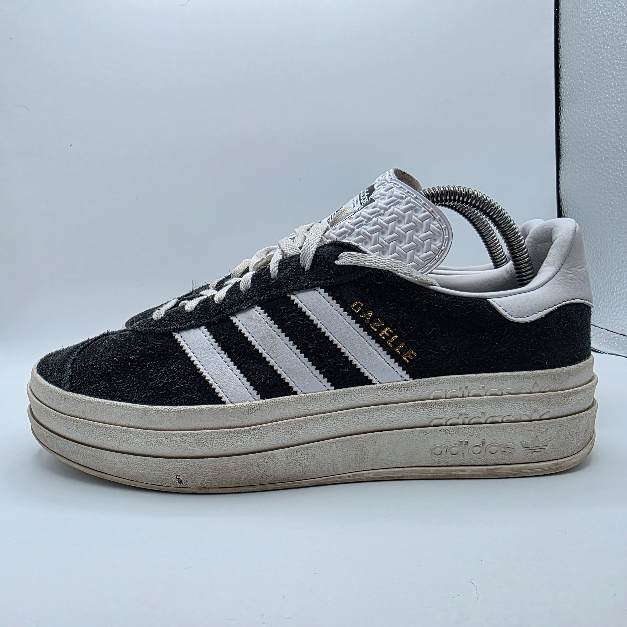 Adidas Adidas Gazelle Bold Womens Size 9.5 Black White Platform Sne Size US 9.5 / IT 39.5 - 13 Thumbnail