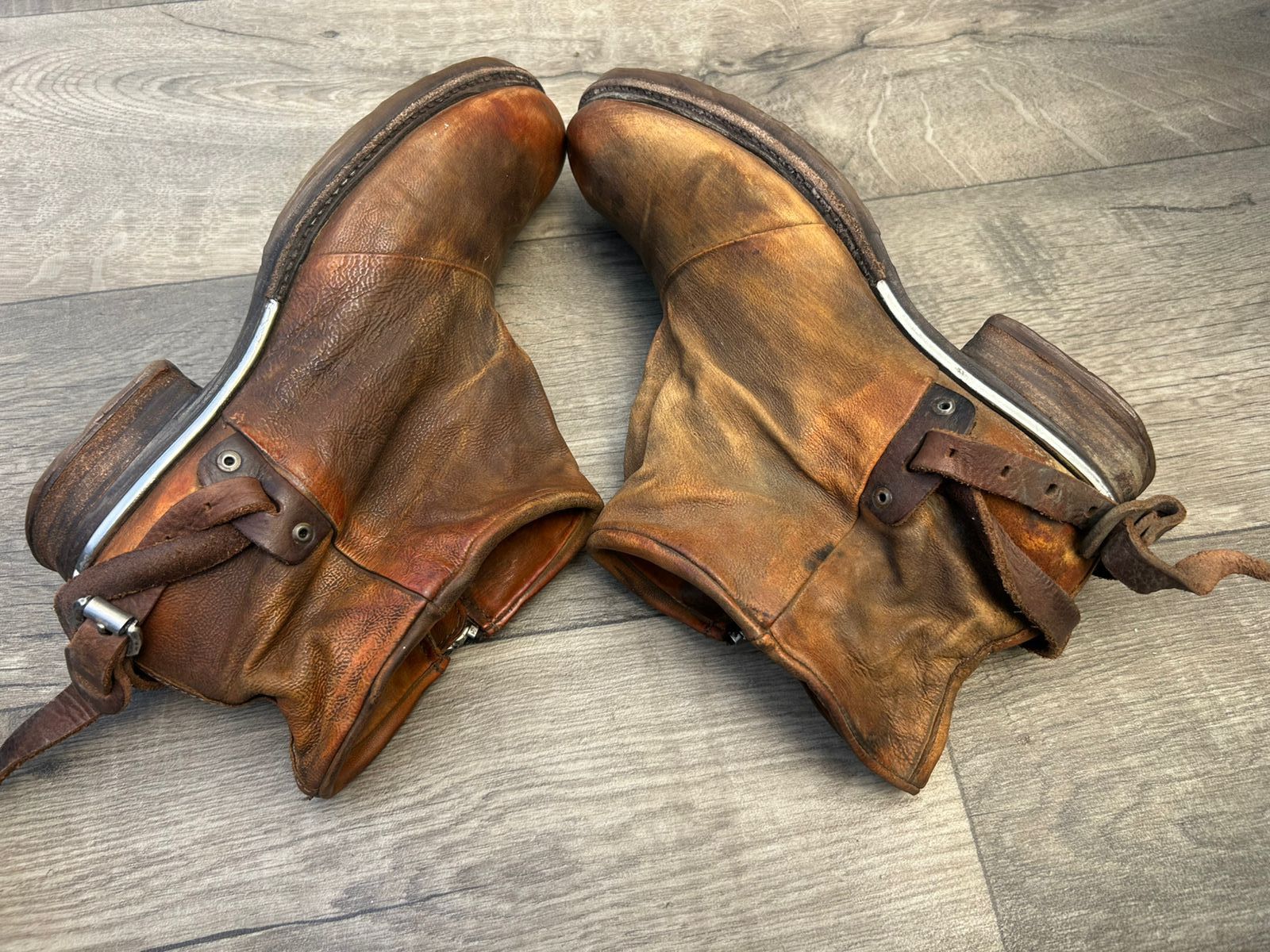 A.S.98 A.S.98 Avant Garde Leather Boots Sz 42 Size US 9 / EU 42 - 1 Thumbnail