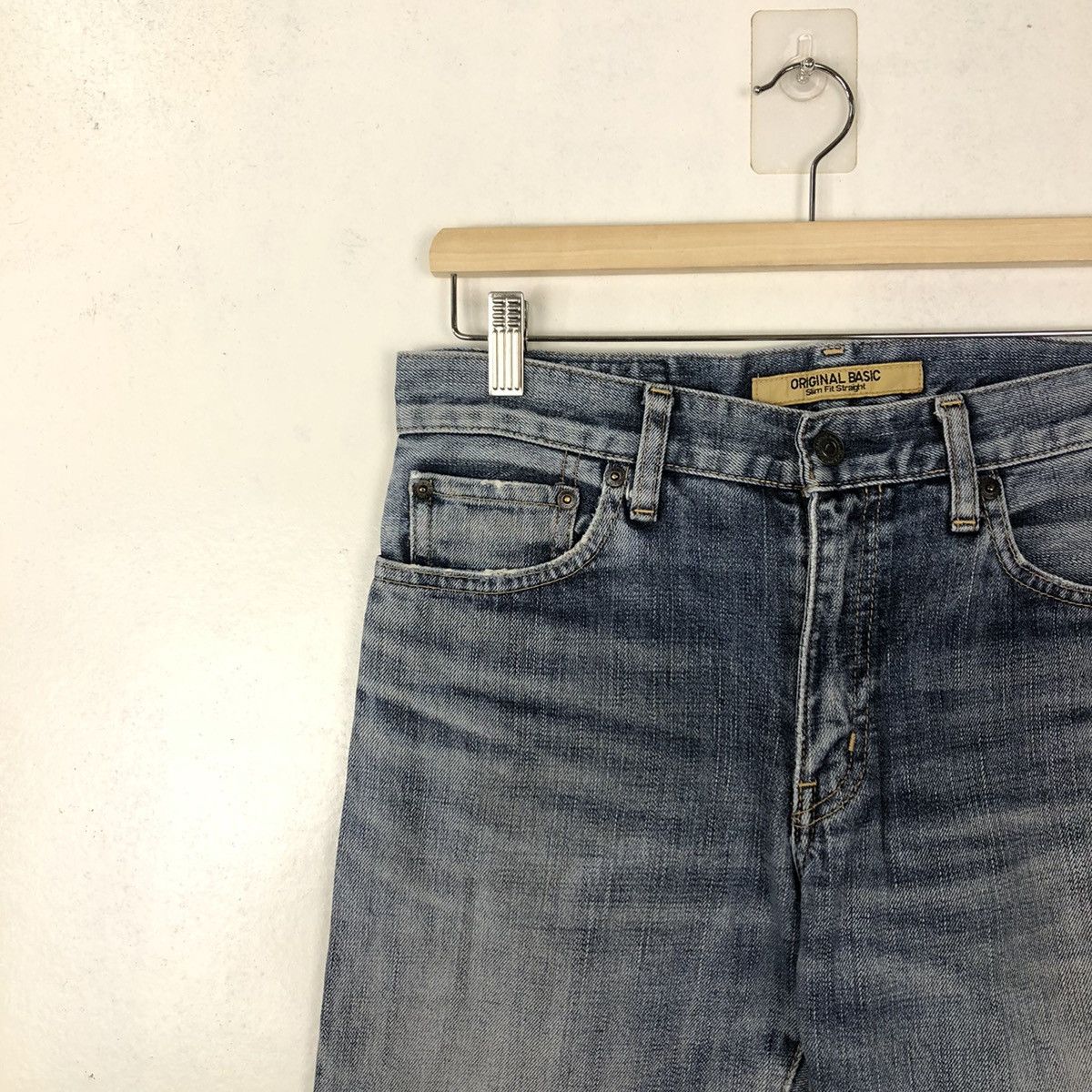 Japanese Brand 🔥RARE DISTRESSED DENIM JEANS PUNK STYLE UNIQLO JAPAN S-001 Size US 30 / EU 46 - 7 Thumbnail