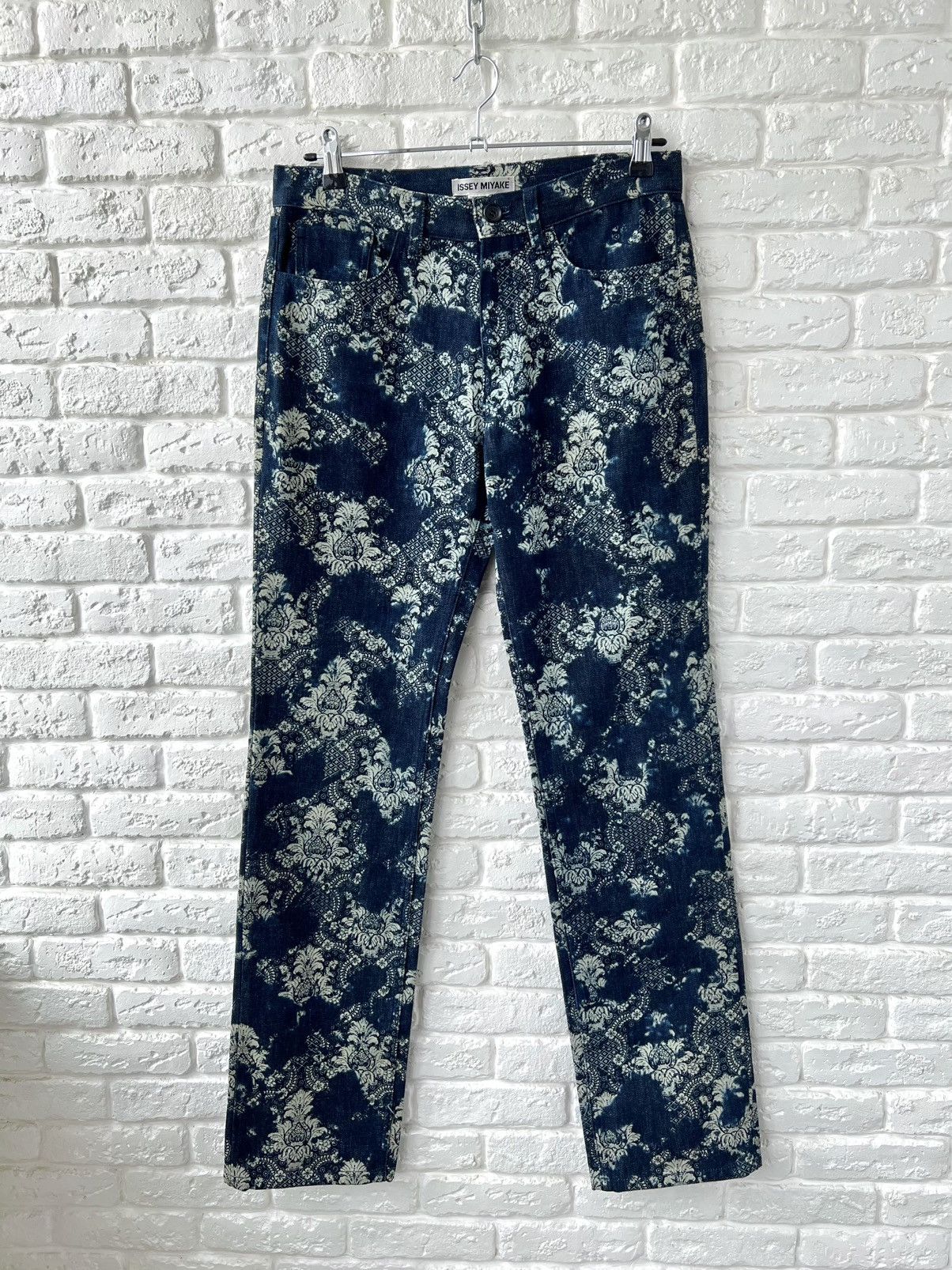 Issey Miyake Issey Miyake Paisley Printed Unisex Jeans Japan Size Wmn 3 Size 33" - 1 Thumbnail