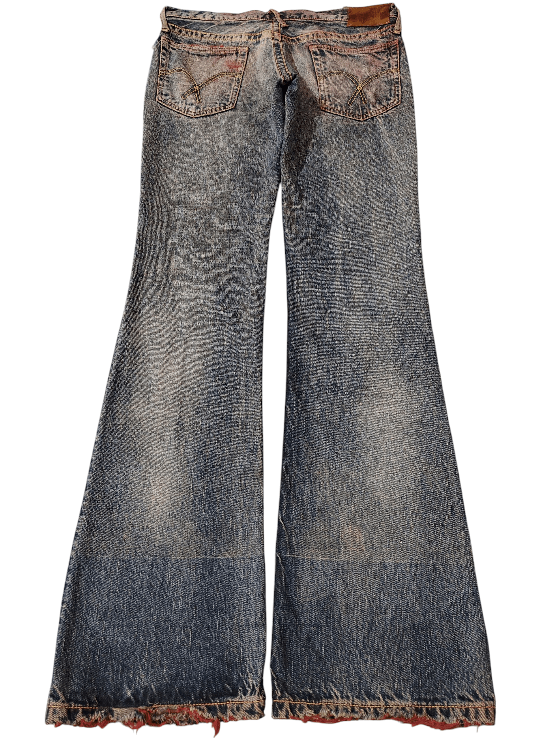 Full Count & Co. Japanese Fullcount Flared Jeans Distressed denim Size US 31 - 2 Thumbnail