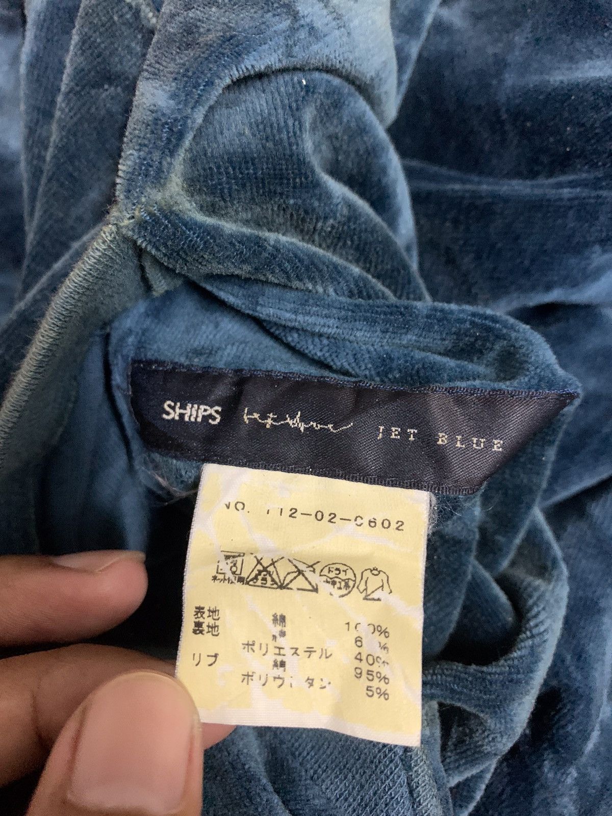 Japanese Brand × SHIPS × Ships Jet Blue Ships Jet Blue Reversible Sweatshirt Hoodie Zipper Size US M / EU 48-50 / 2 - 14 Thumbnail