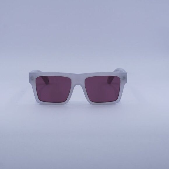 Off-White Off-White OERI109 LAWTON 0928 Sunglasses Grey Square Frame Size ONE SIZE - 2 Thumbnail