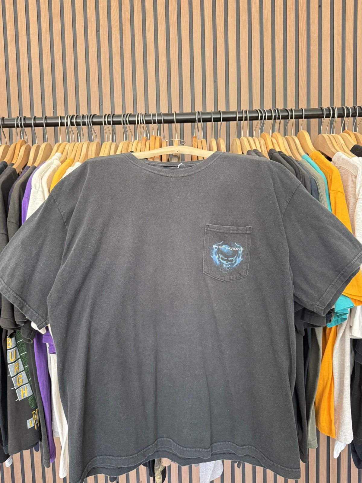 Harley Davidson 2003 Faded Harley Davidson Denver Colorado Eagle t-shirt Y2K Size US XXL / EU 58 / 5 - 1 Thumbnail