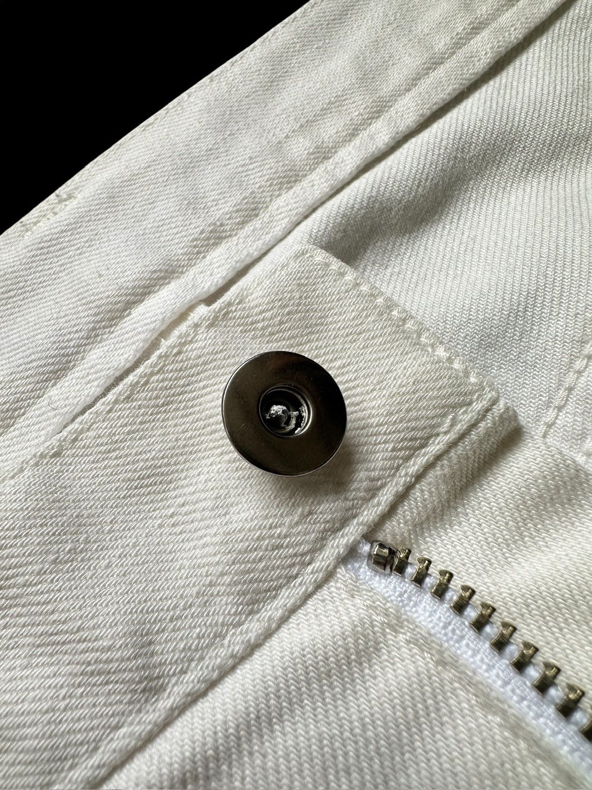Uru 13FW URU - White denim jeans Size US 33 - 6 Thumbnail