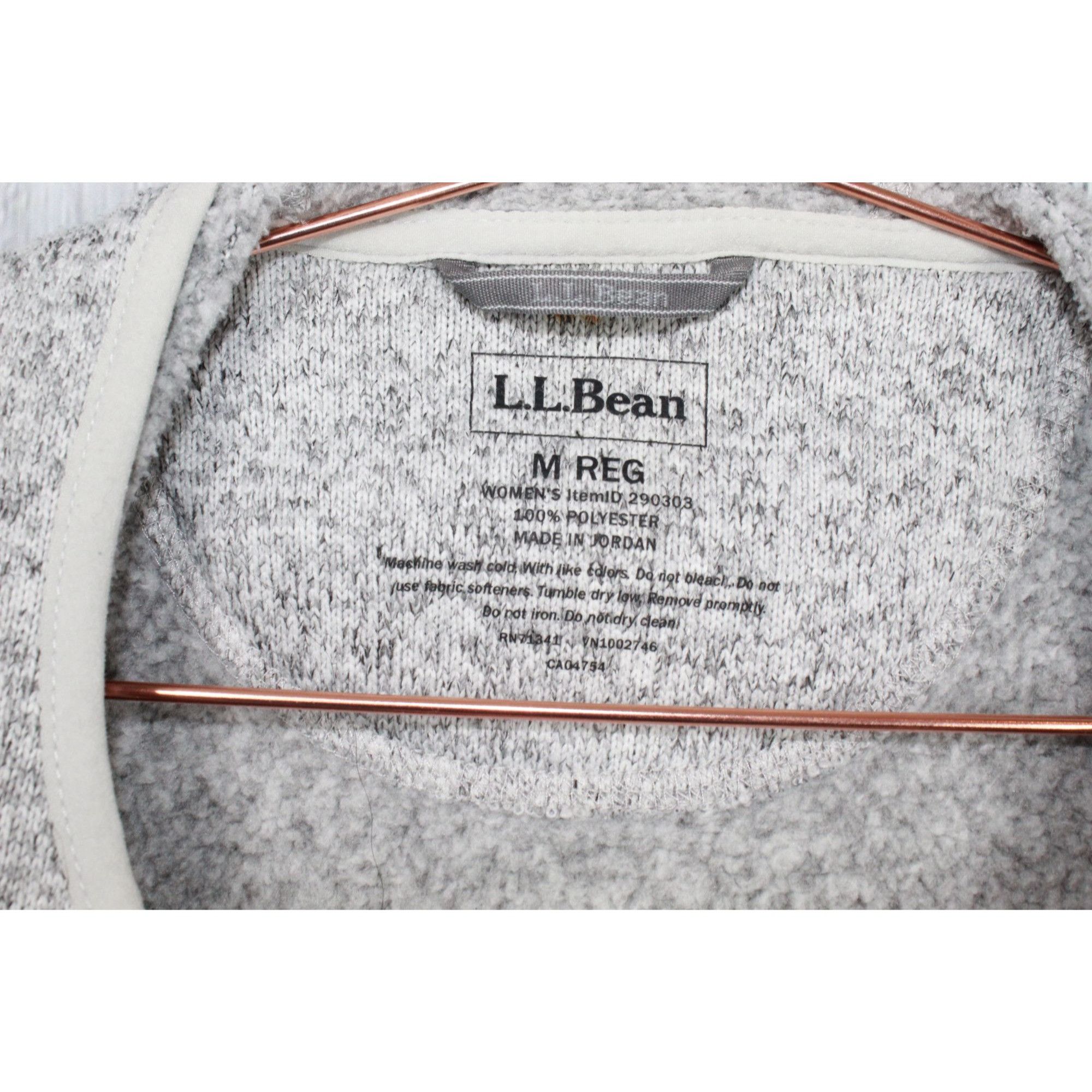 L.L. Bean LL Bean Women's Sweater Fleece Coat Pewter Size Medium Size M / US 6-8 / IT 42-44 - 5 Thumbnail