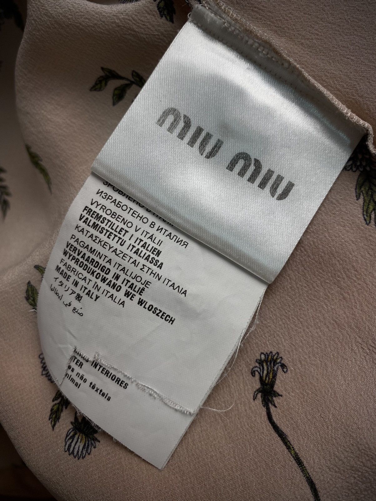 Miu Miu Miu Miu silk top S-M Size L / US 10 / IT 46 - 5 Thumbnail