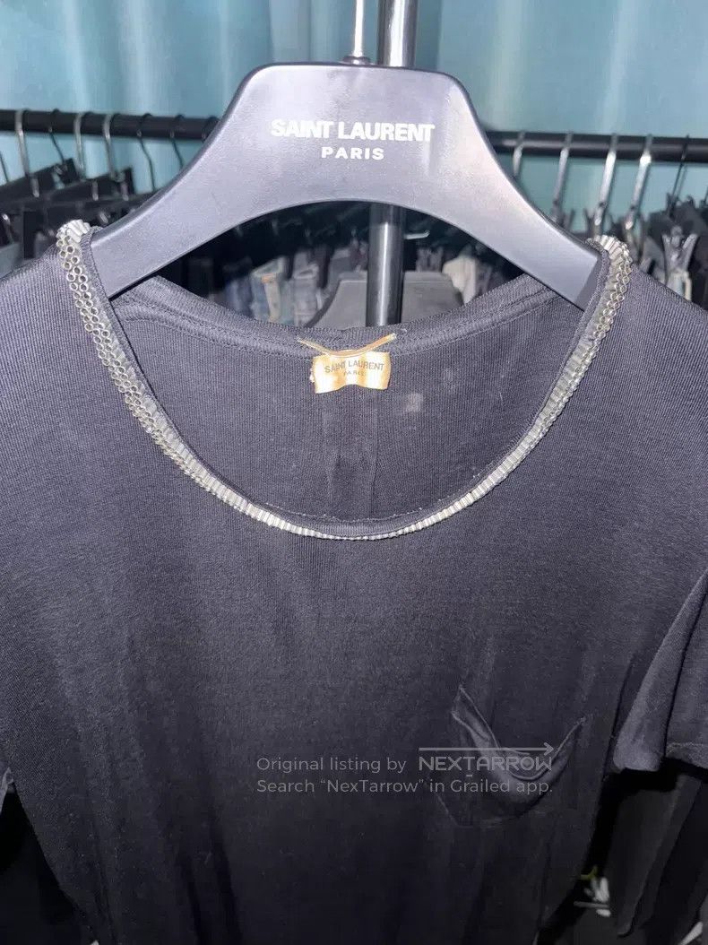 Saint Laurent Paris Saint Laurent Paris Mulberry Silk Short Sleeve T-Shirt Size US S / EU 44-46 / 1 - 3 Thumbnail