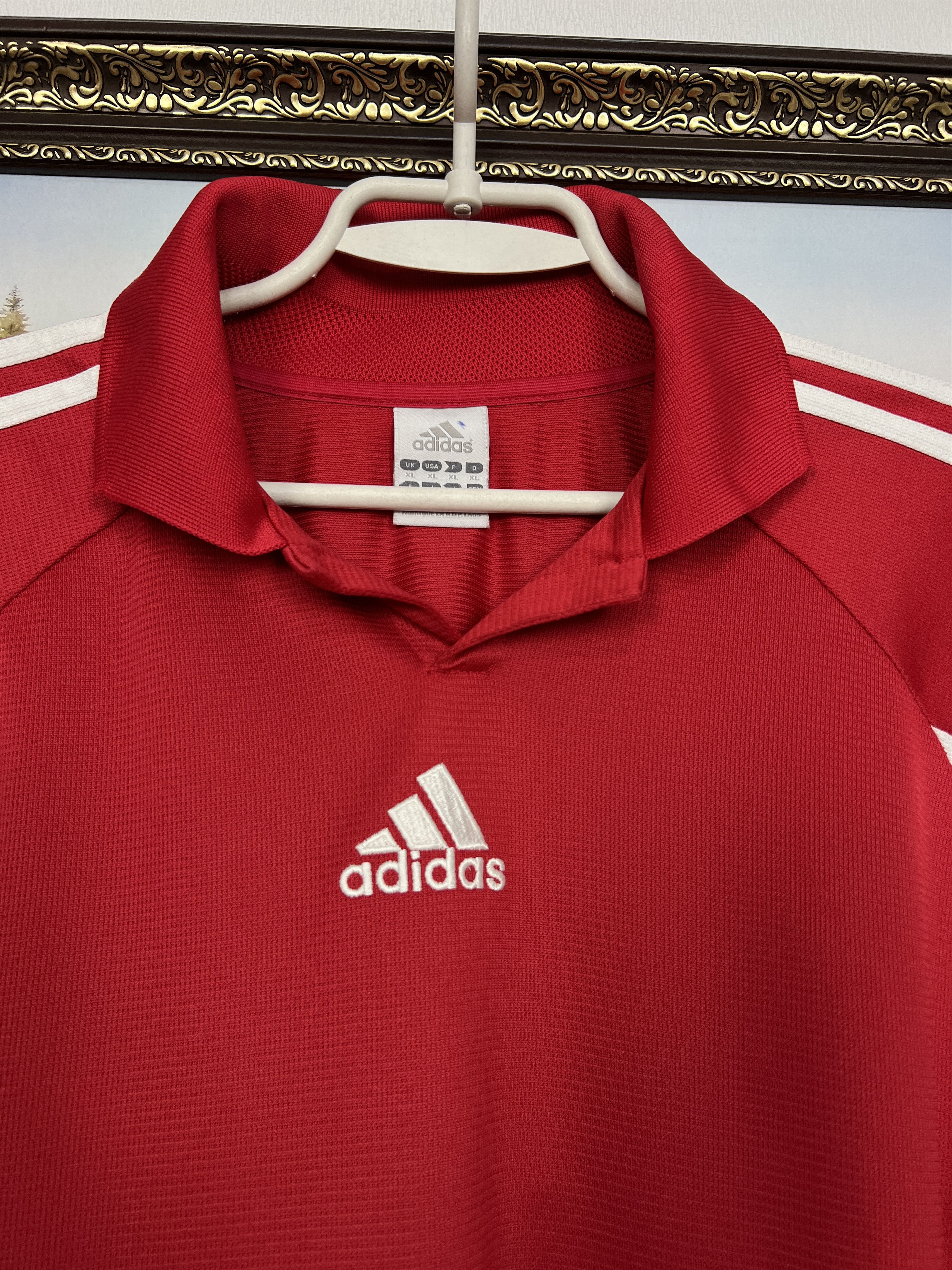 Adidas Football Template Shirt Soccer Long Sleeve Jersey Trikot Size US XL / EU 56 / 4 - 3 Thumbnail