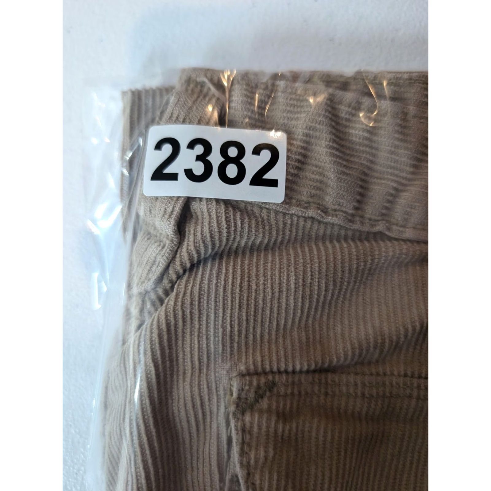 Vintage Earnest Sewn Pants Womens 29 Tan Corduroy Bootcut Low Rise Zip Fly Casual Flare Size 29" - 8 Thumbnail
