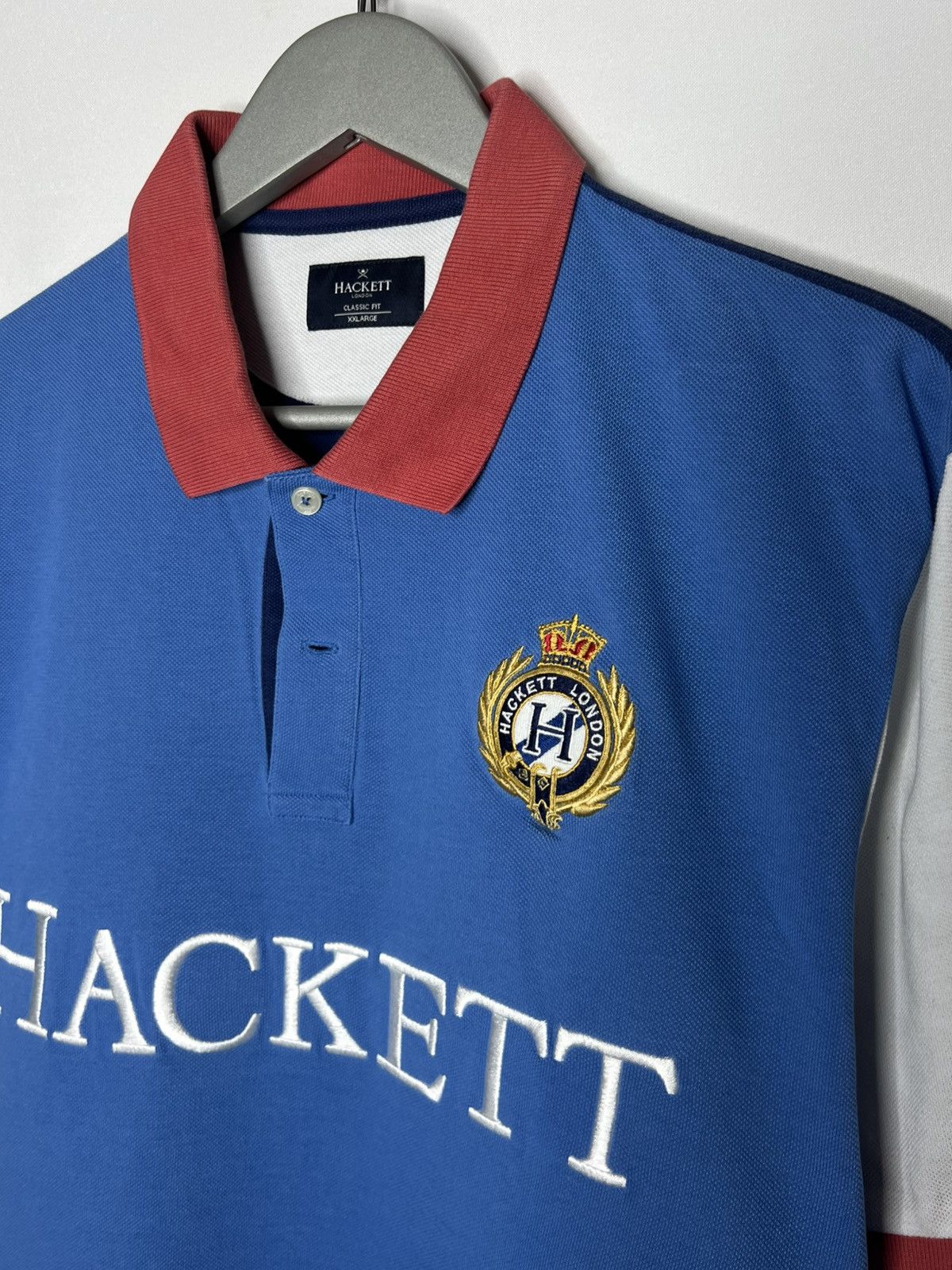 Hackett Hackett #1 Great Britain Chief Kief Style Polo Shirt Tee Size US XXL / EU 58 / 5 - 4 Thumbnail