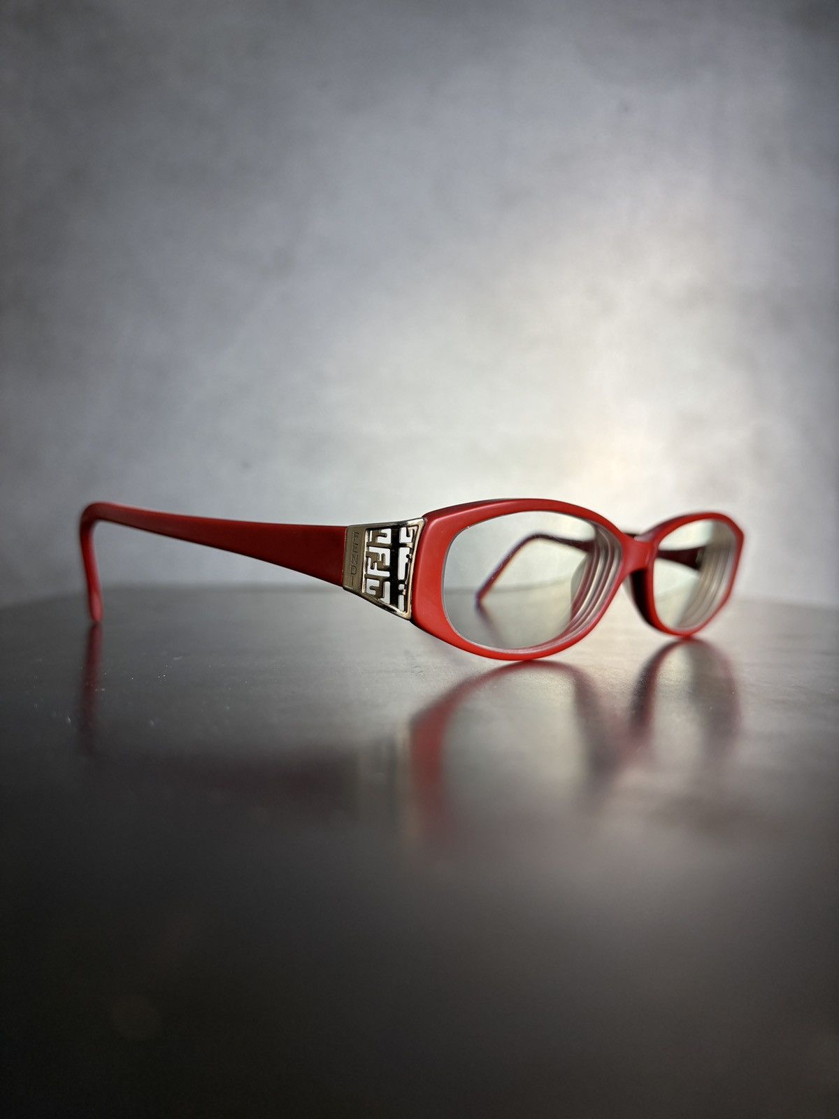 Fendi 2006 Fendi Glasses Vintage Frames F697 Red Y2K Oval Cat Eye Size ONE SIZE - 13 Thumbnail