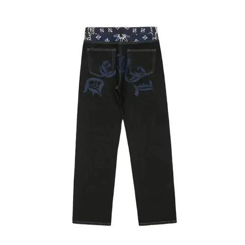 Jean pattern y2k hiphop jeans Size US 30 / EU 46 - 3 Thumbnail
