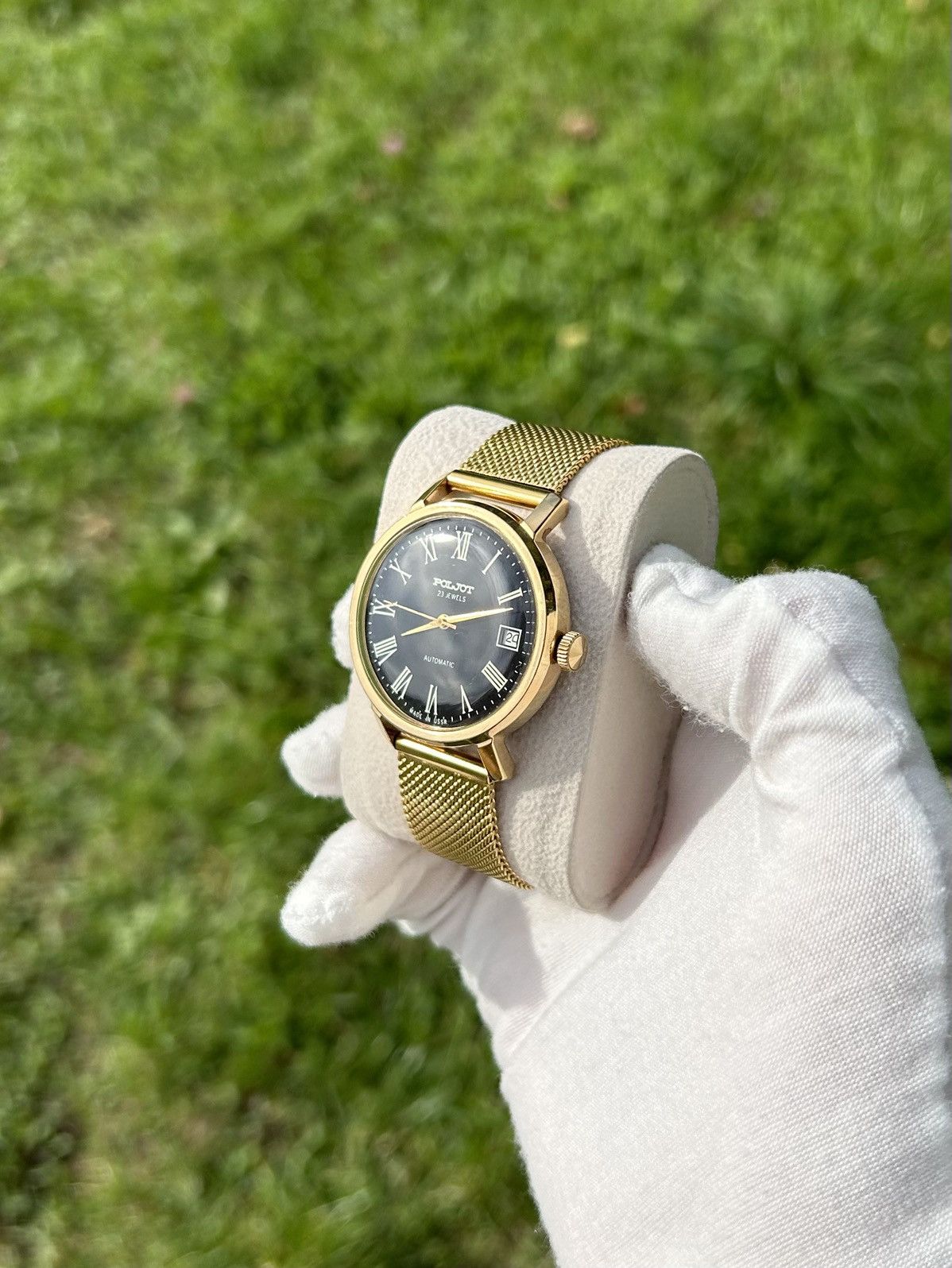 Vintage Vintage Watch Poljot USSR Automatic Automatic 1980s Size ONE SIZE - 5 Thumbnail