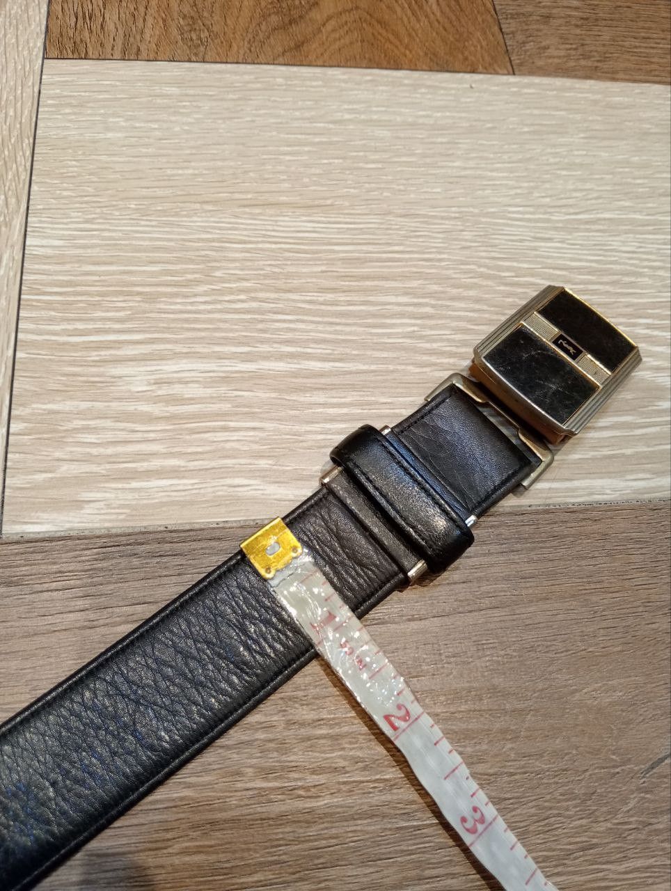 Yves Saint Laurent VINTAGE YVES SAINT LAURENT LEATHER BELT - BLACK Size ONE SIZE - 10 Thumbnail