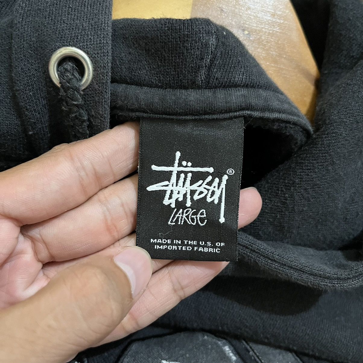 Stussy Vintage Stussy x Laura Pullover Hoodie Size US L / EU 52-54 / 3 - 9 Thumbnail