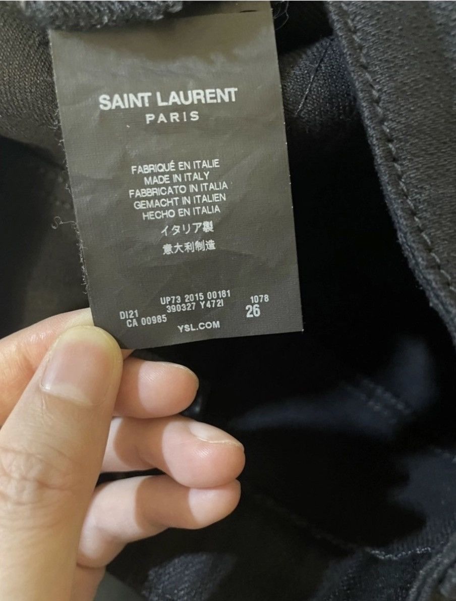 Saint Laurent Paris Black Saint laurent jeans hedi era size 26 Size 26" / US 2 / IT 38 - 3 Thumbnail