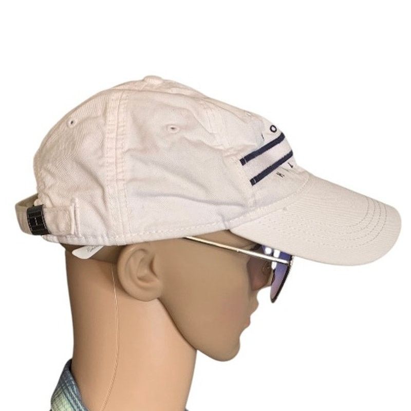 Tommy Hilfiger Tommy Hilfiger Classic Cotton Cap White Strap Back Adj Logo Size ONE SIZE - 2 Thumbnail