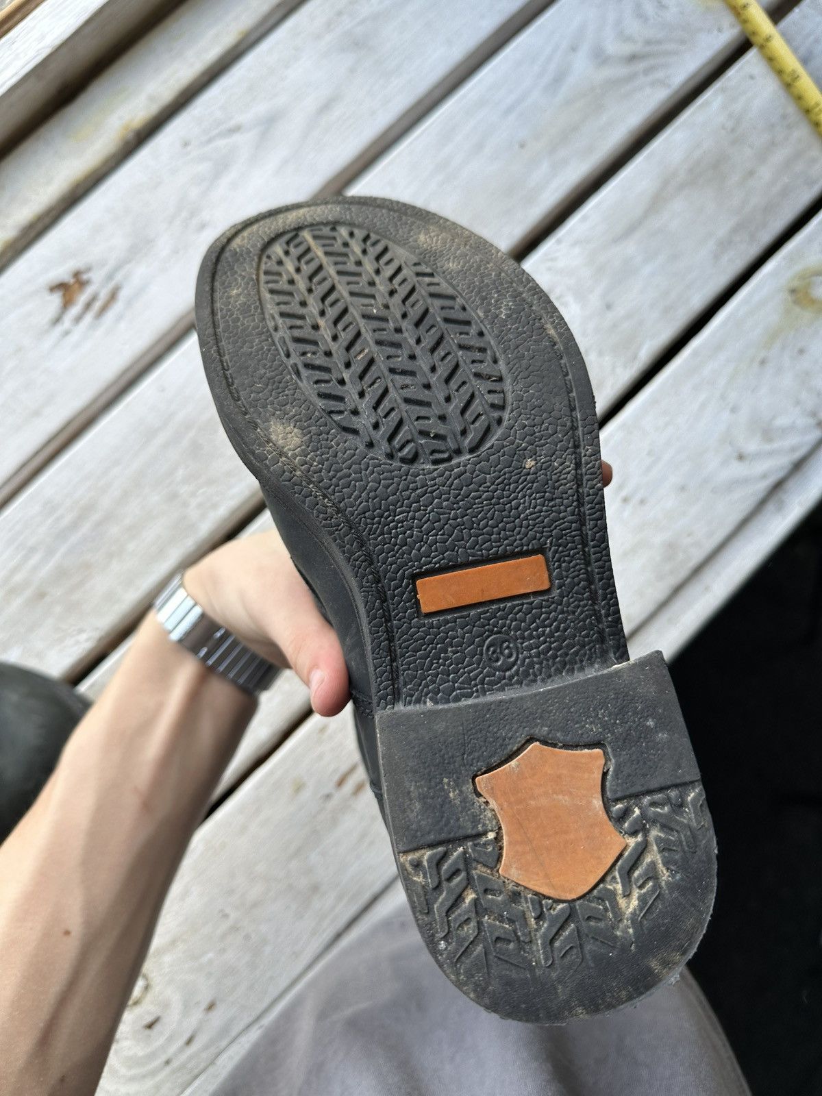 Harley Davidson 🚨RARE HARLEY DAVIDSON BLACK BOOTS METAL WITH LOGO IF6WAS9 Size US 6 / IT 36 - 16 Thumbnail