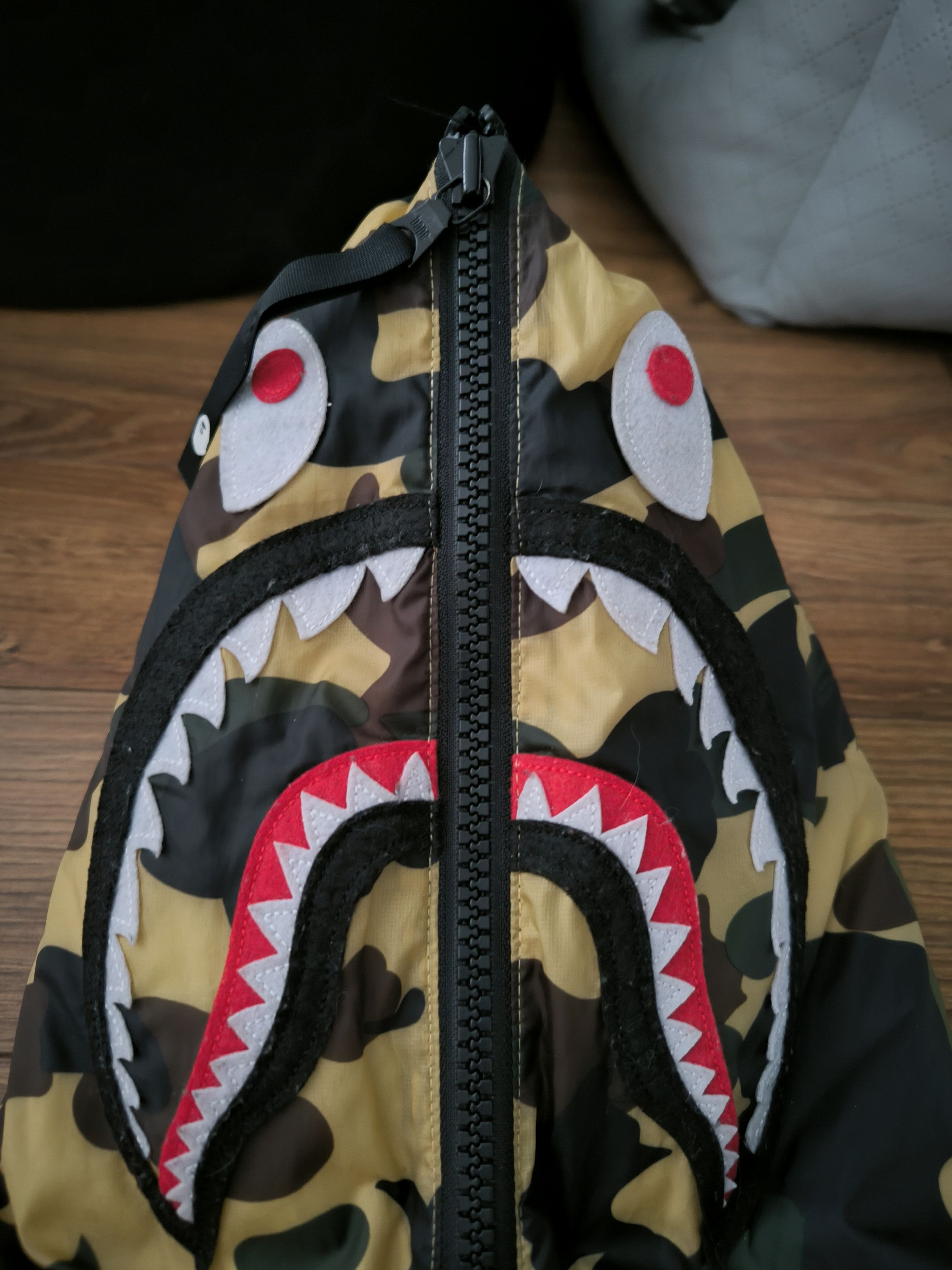 Bape Unisex Bape Shark Puffer Parka, size S, good condition Size S / US 4 / IT 40 - 4 Thumbnail