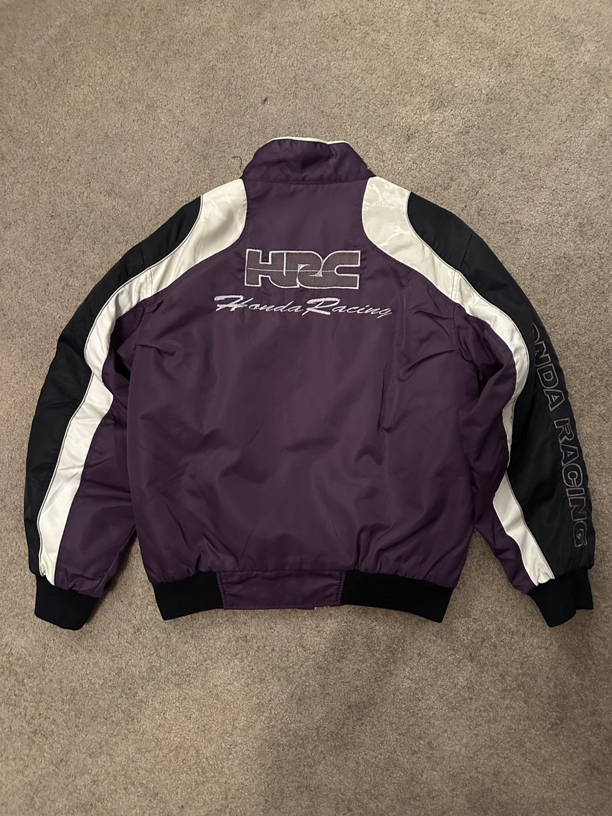 Other Vintage Honda Racing Jacket S Purple Nylon Bomber Jacket Vtg Size US S / EU 44-46 / 1 - 2 Thumbnail