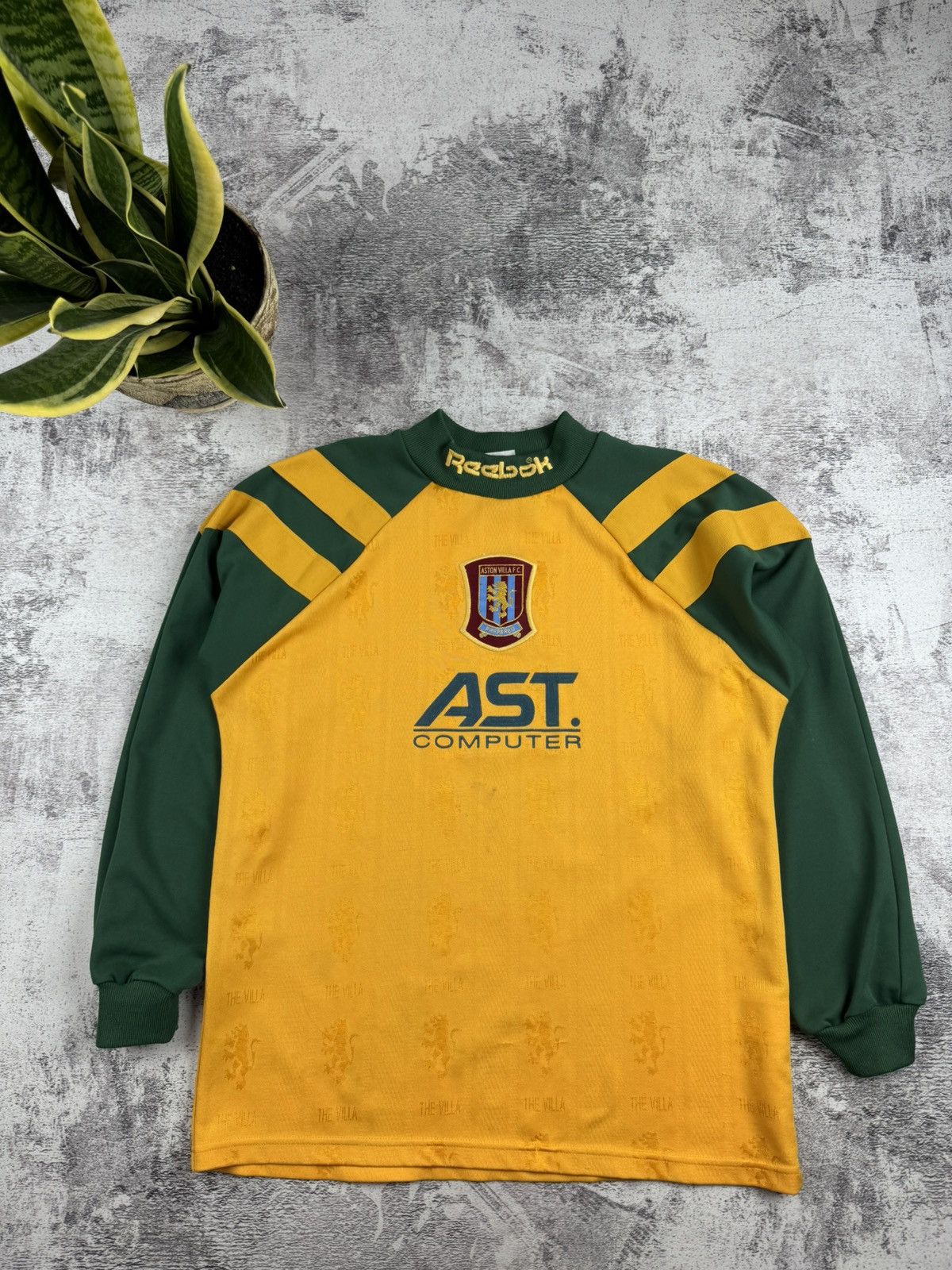 Reebok Vintage Aston Villa Goalkeeper GK Soccer Football Fan T Shirt Jersey Longsleeve Size US S / EU 44-46 / 1 - 4 Thumbnail