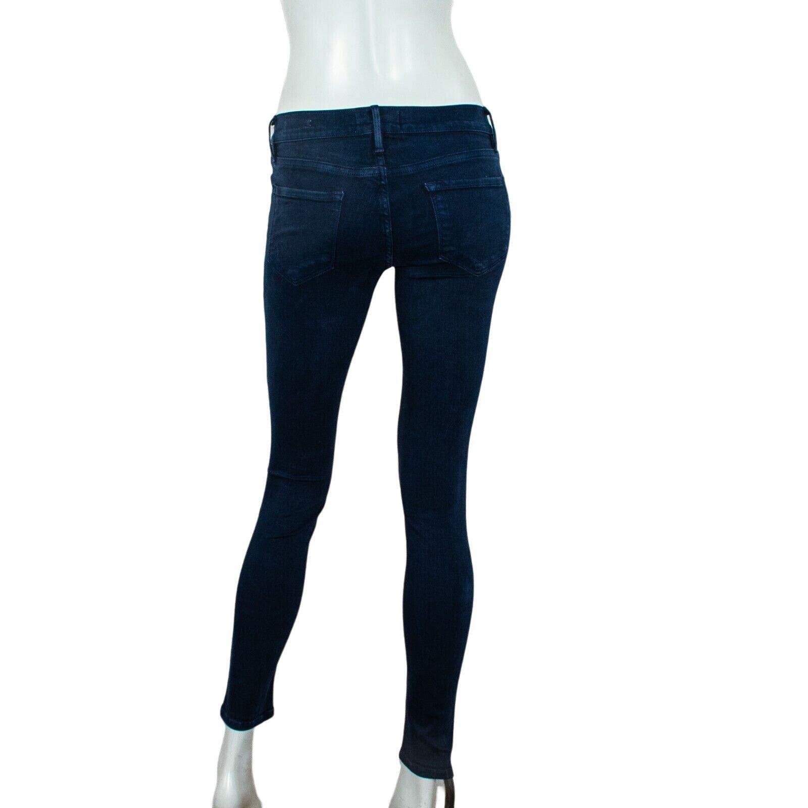Frame Frame Denim Le Skinny de Jeanne Jeans Deep Blue Dive Size 25 Size 25" / US 0 / IT 36 - 2 Thumbnail
