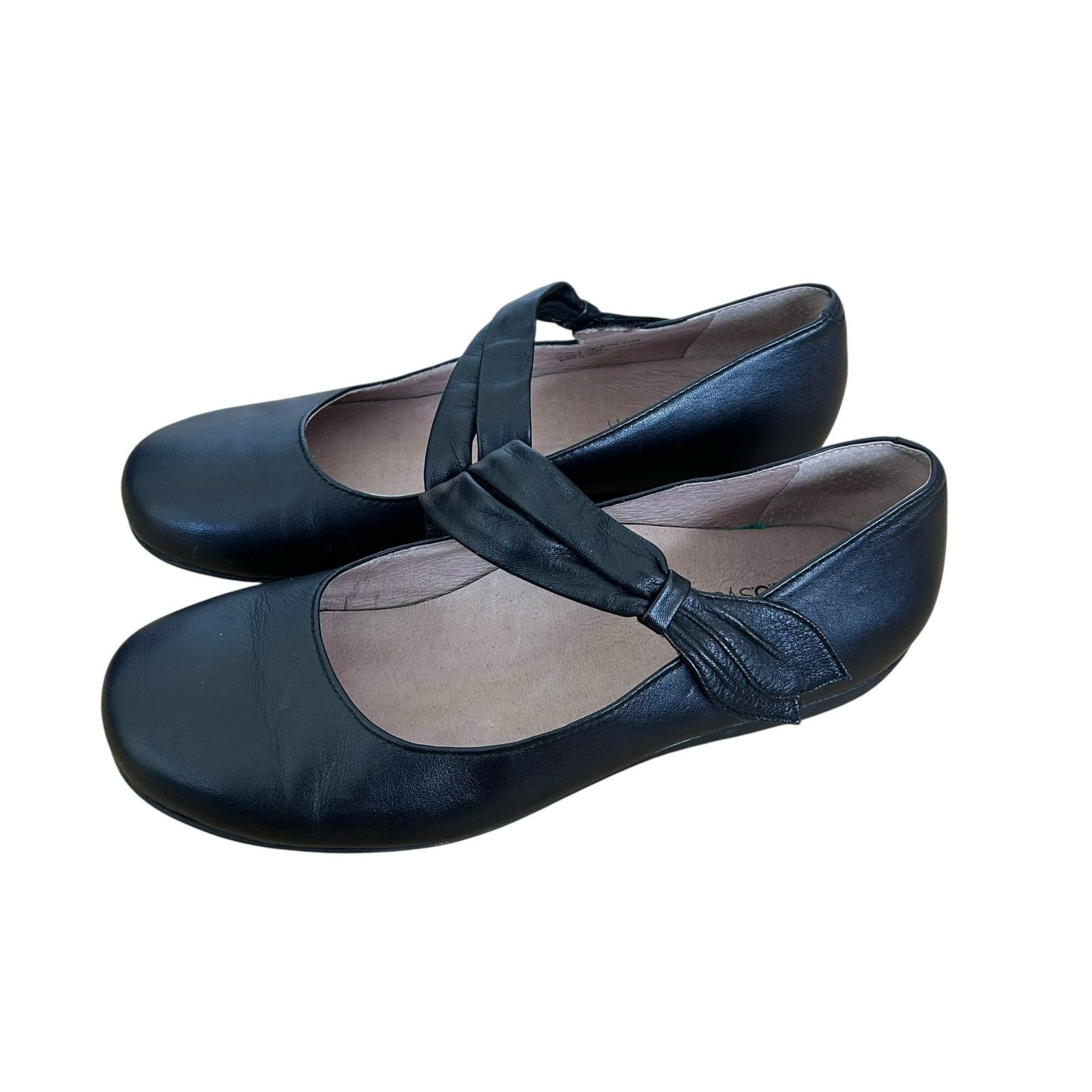 Other Abeo Talia Black Leather Ballet Flats Sz 6 Size US 6 / IT 36 - 4 Thumbnail